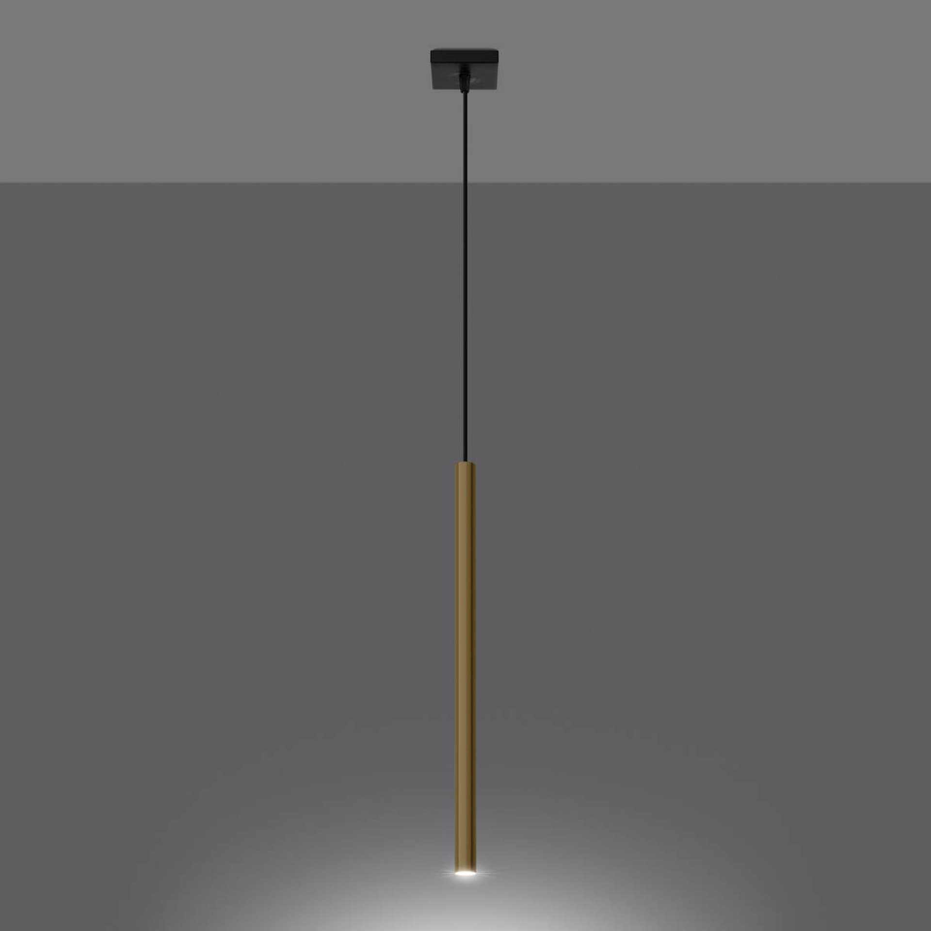 

Lampa Wisząca PASTELO 1 złoty połysk