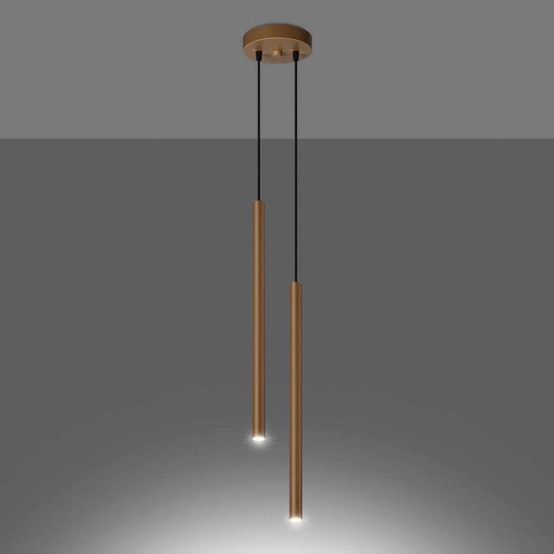 

Lampa wisząca PASTELO 2 złota