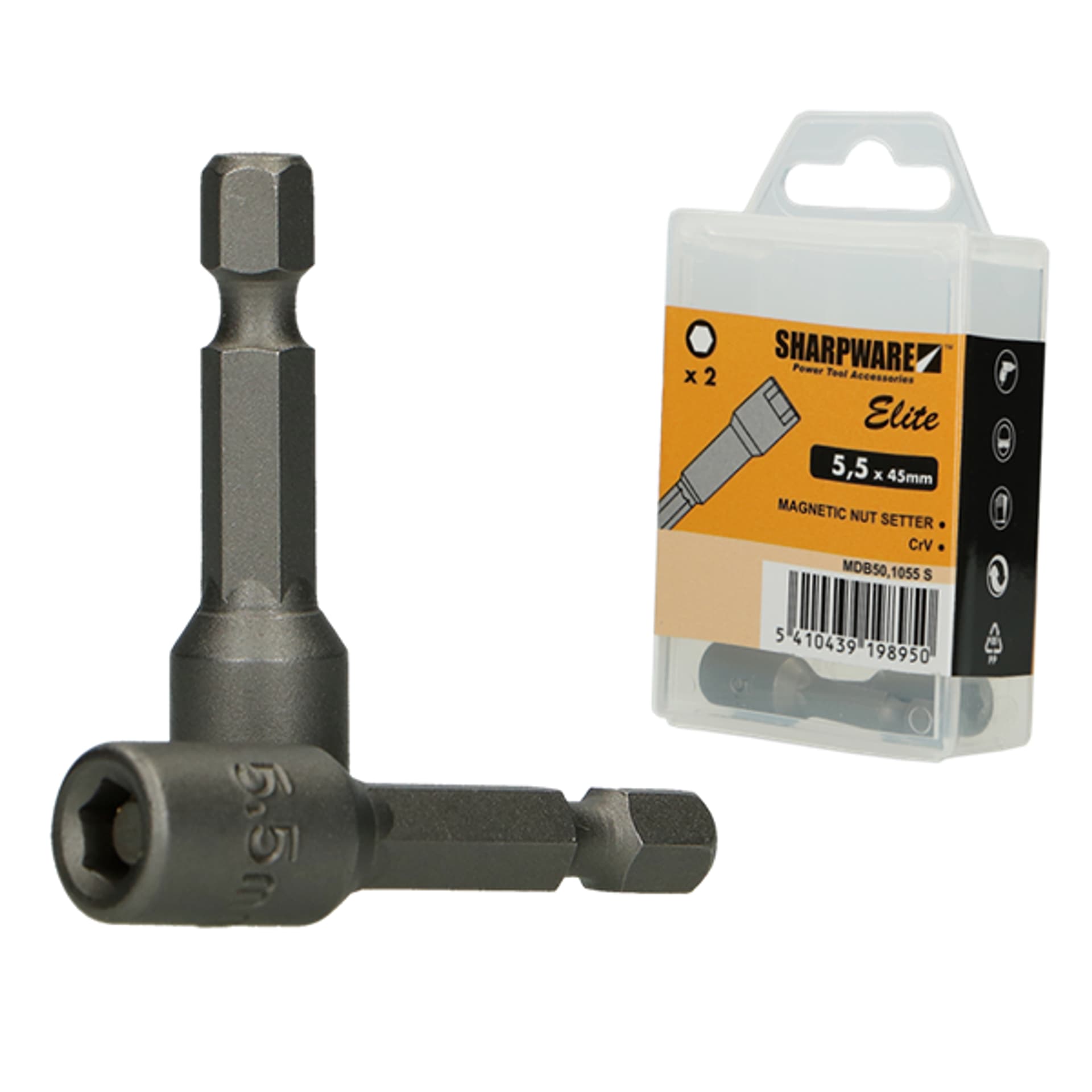

KOŃCÓWKA MAGNETYCZNA SZEŚCIOKĄTNA 10*50MM OP-2SZT