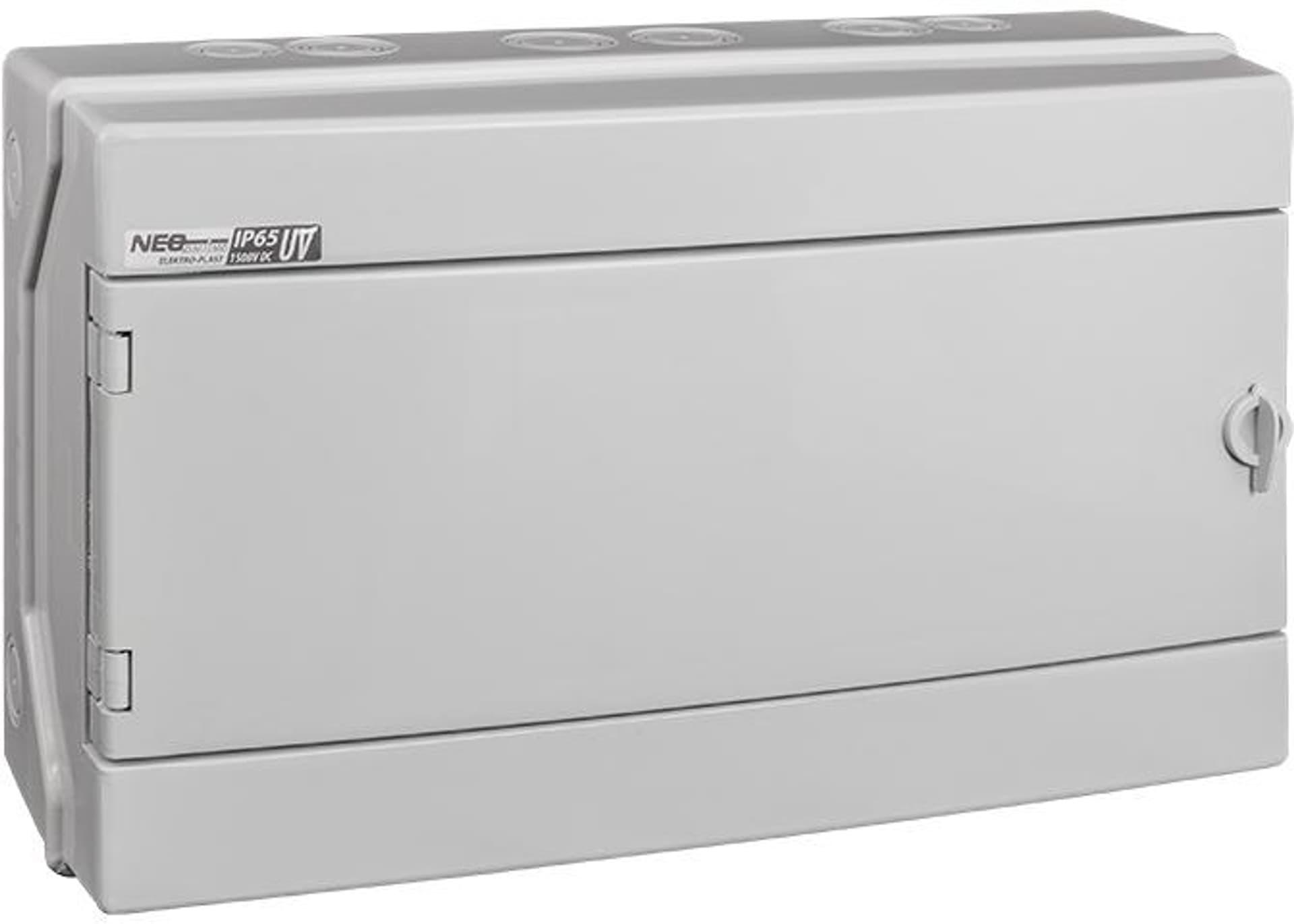 

Rozdzielnica hermetyczna modułowa (500V AC, 1500V DC) 1x18 natynkowa (N+PE) IP65 RH-18/UV, N+pe) ip65 rh-18/u