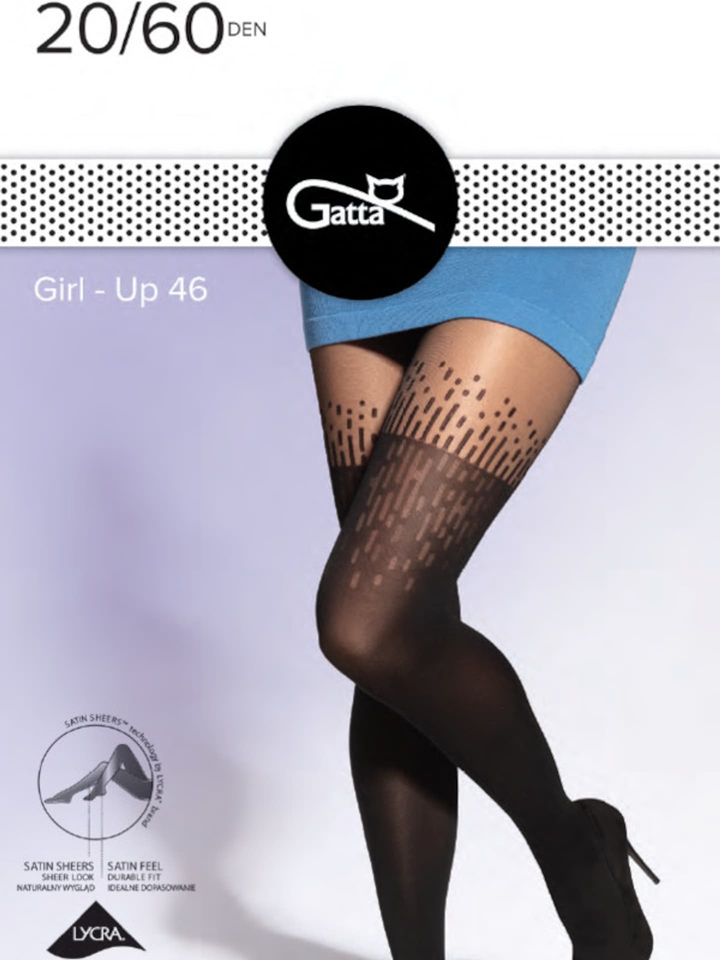

Rajstopy Girl Up 46 Nero (Rozmiar 4-L)