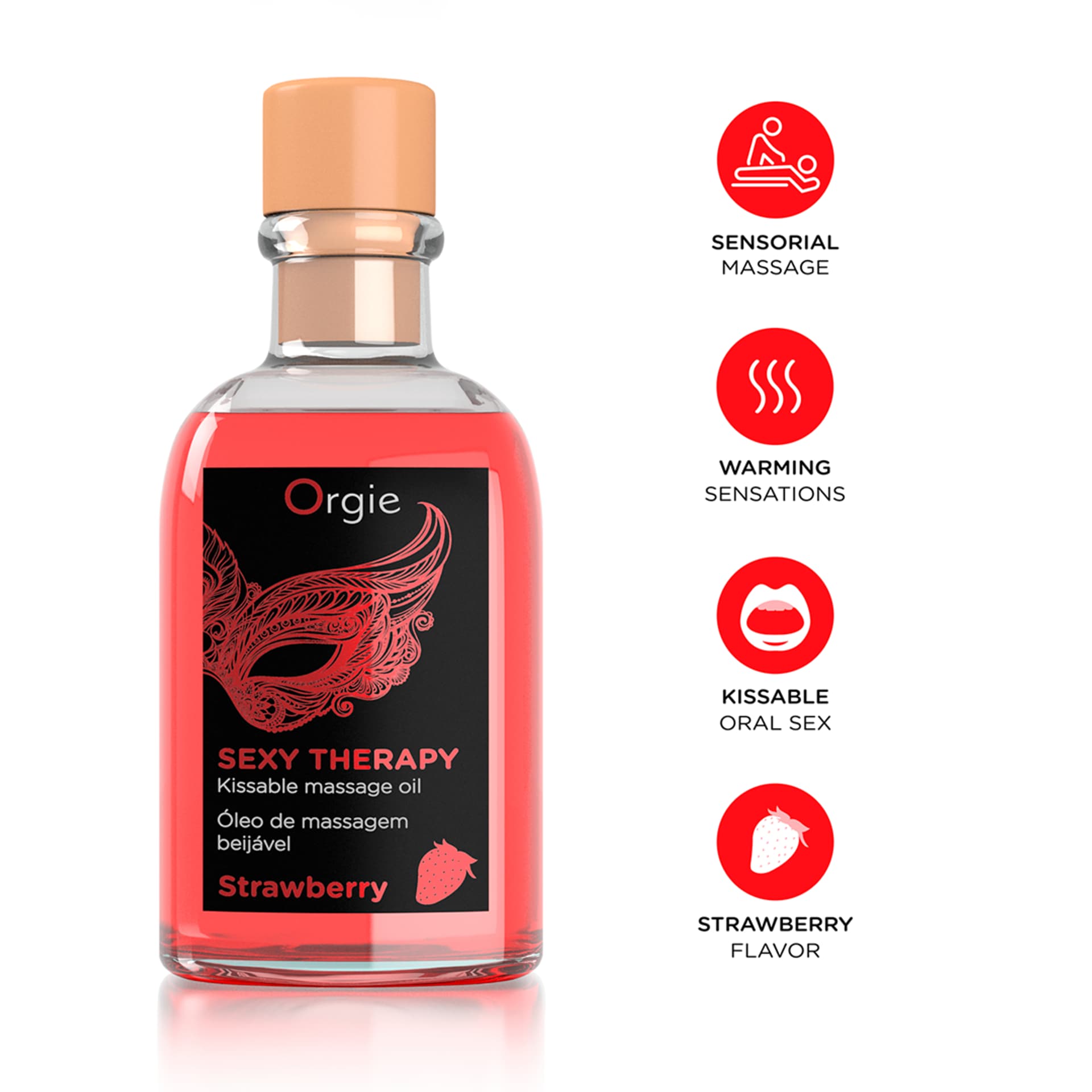 

ZESTAW DO MASAŻU LIPS MASSAGE KIT STRAWBERRY 100 ML