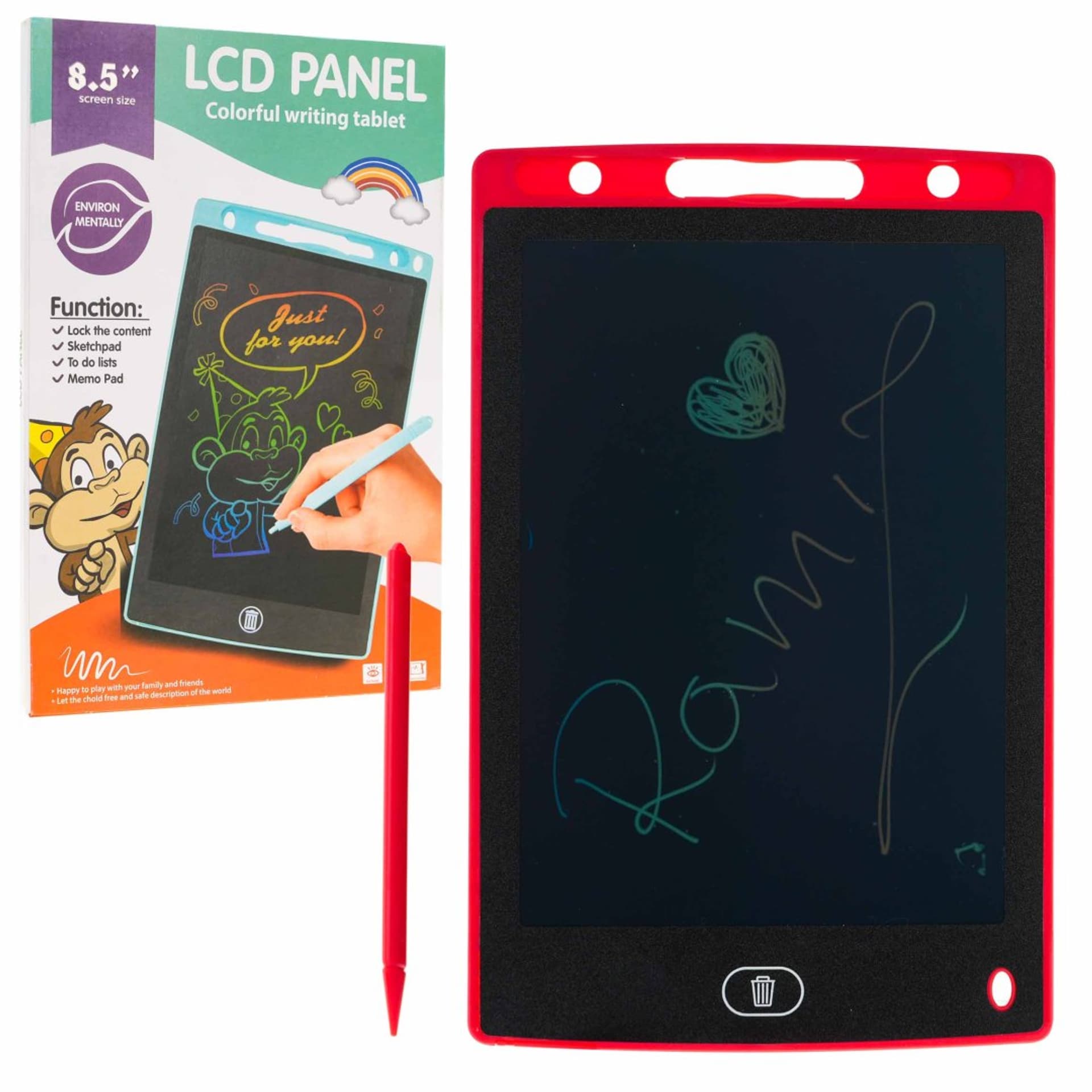 

Kolorowy Tablet 8,5' Czerwony