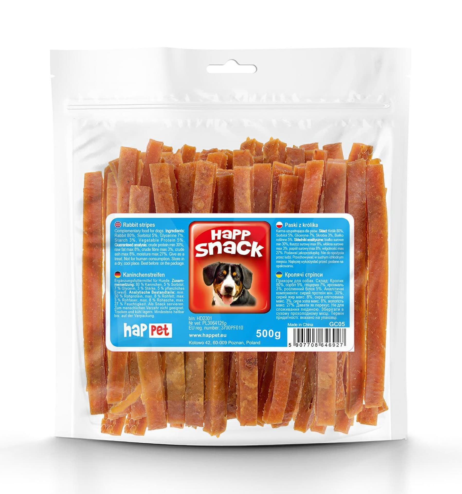 

GC05 Paski z królika 500g