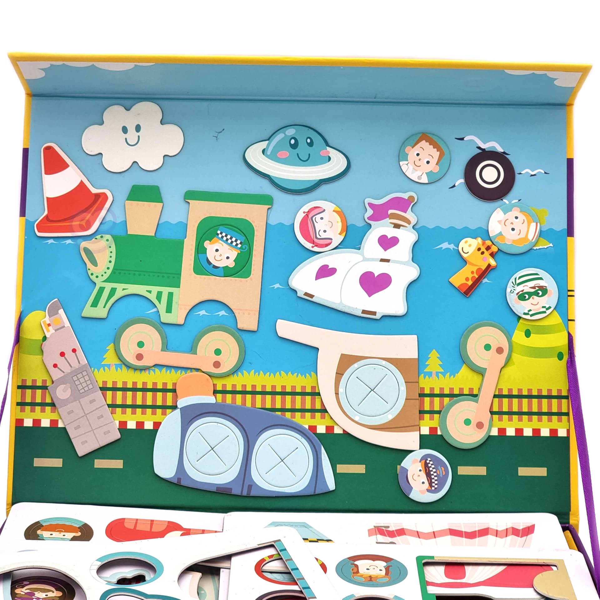 

CLASSIC WORLD Puzzle Nauka Ruchu Transportu Drogowego 72 el.