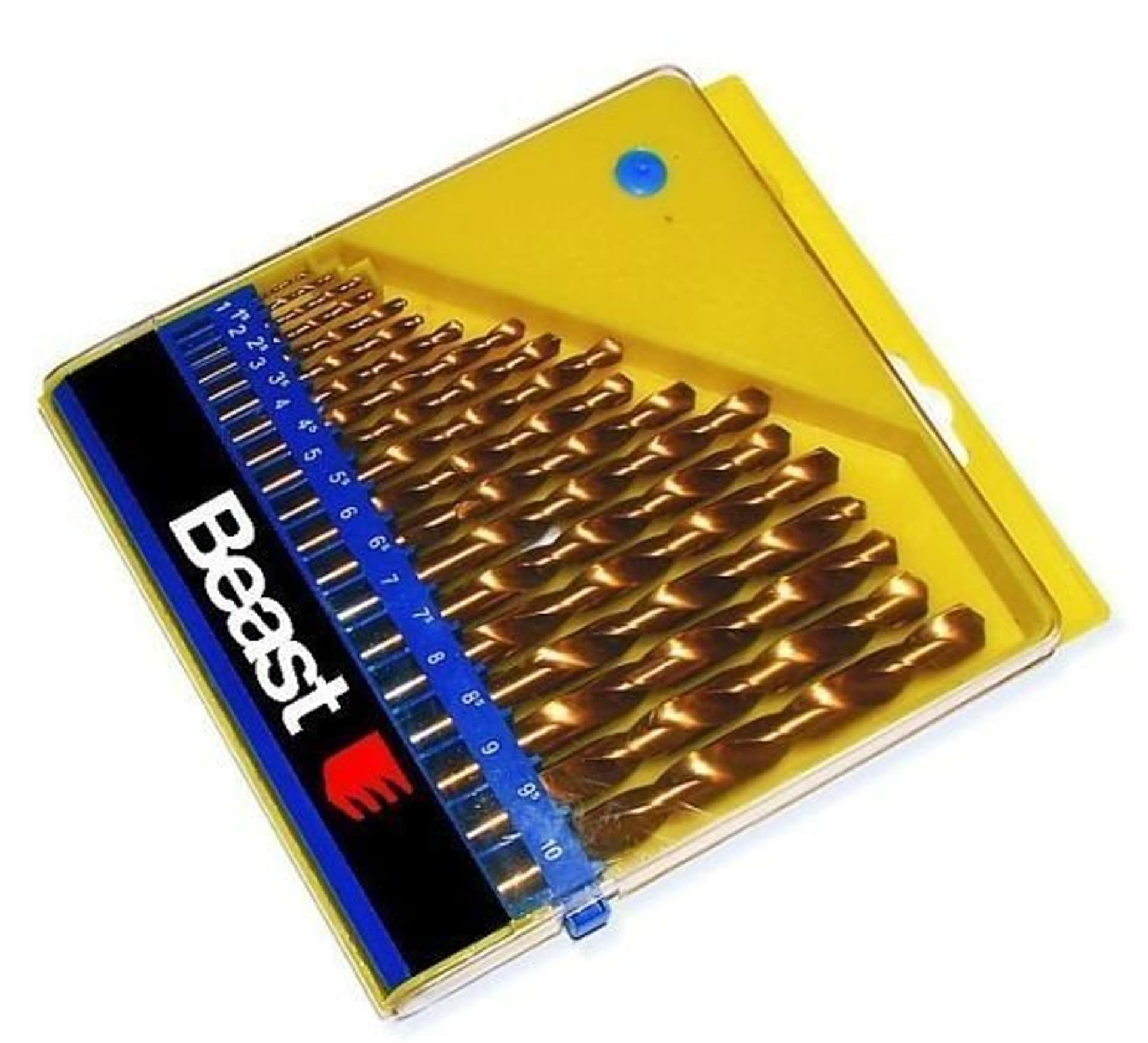 

WIERTŁA DO METALU 1-10 mm STAL HSS POKRYTA TYTANEM 19 SZT.