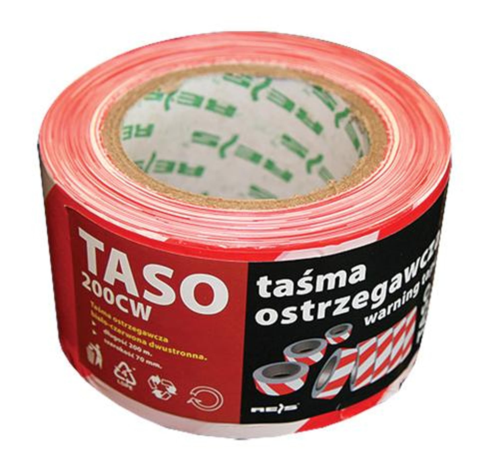 

TAŚMA OSTRZEGAWCZA BIAŁO-CZERWONA 70MM*200M