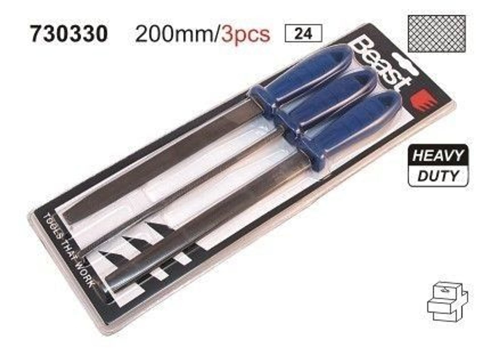 

PILNIKI GŁADZIKI 200MM 3X