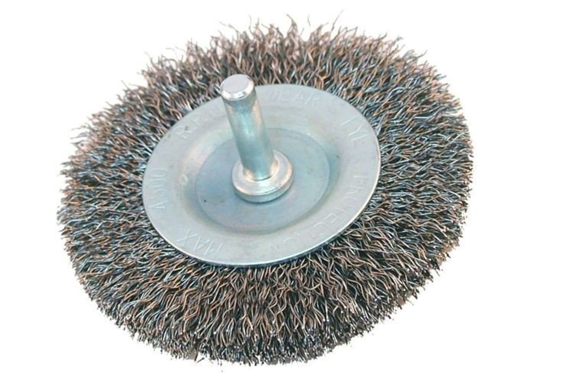 

SZCZOTKA STALOWA OBROTOWA PŁASKA Z TRZPIENIEM 6x125mm