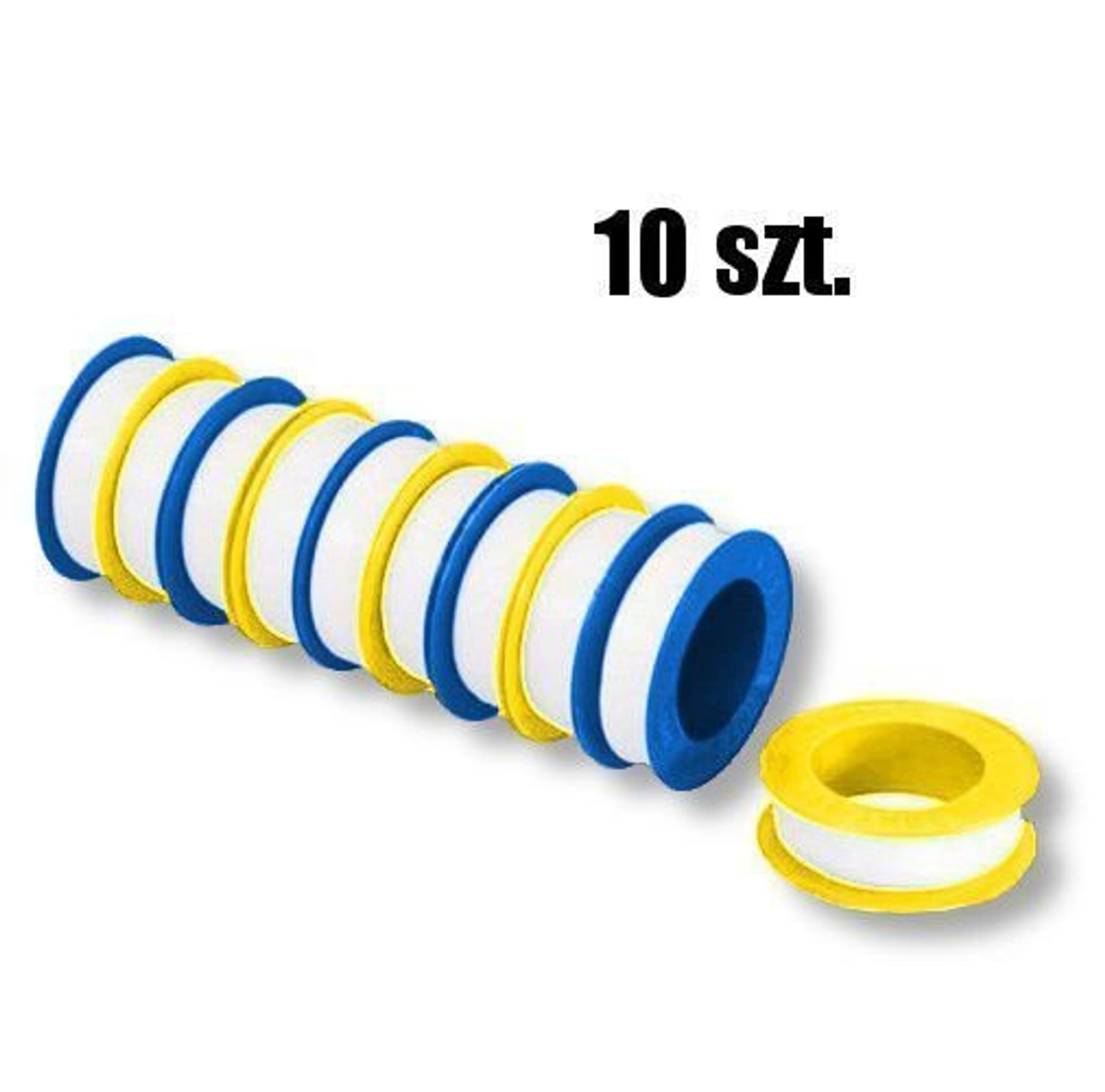 

TAŚMA TEFLONOWA PTFE USZCZELNIAJĄCA 10 szt x 8 metrów