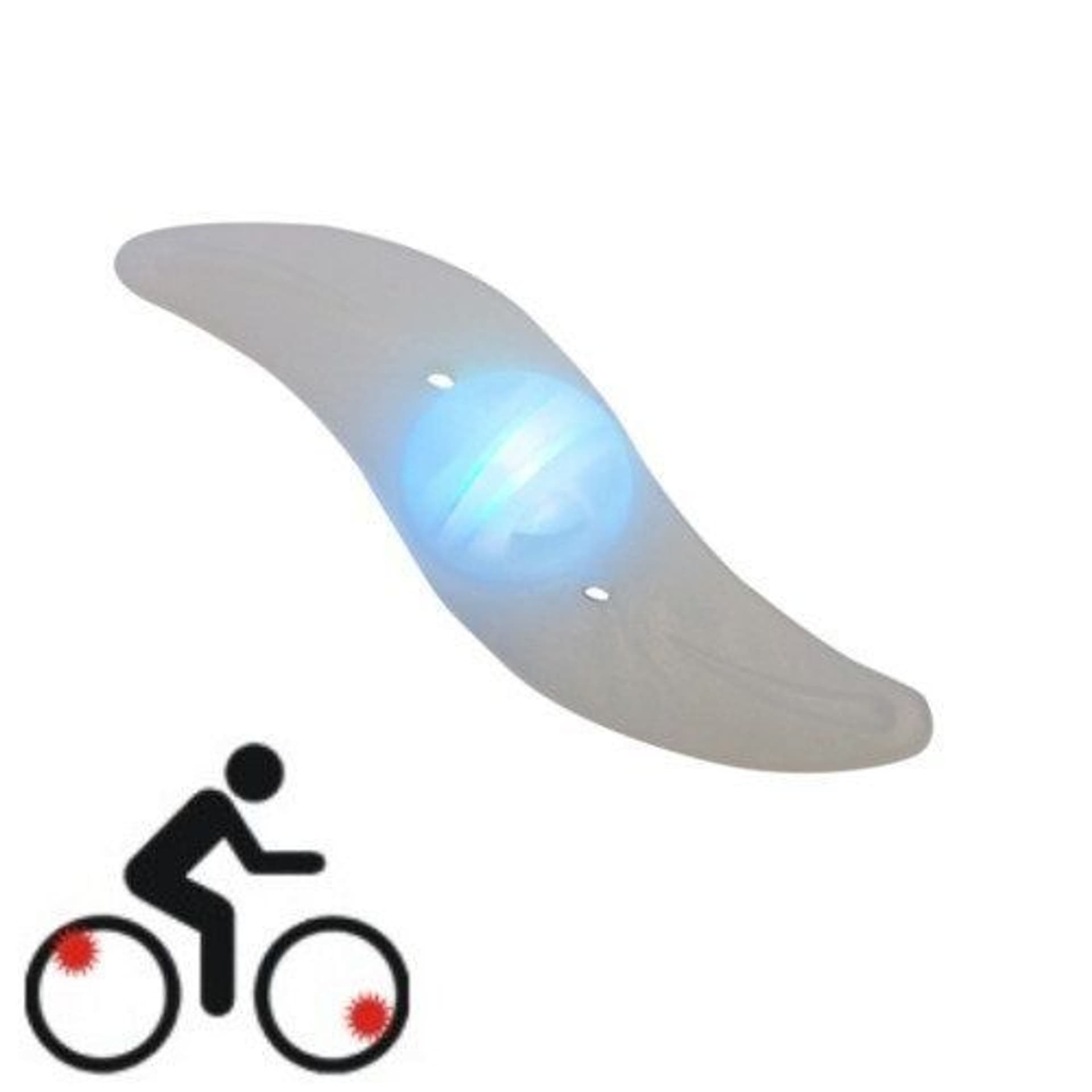 

LAMPKA LED NAKŁADKA NA SZPRYCHY DO ROWERU - bumerang