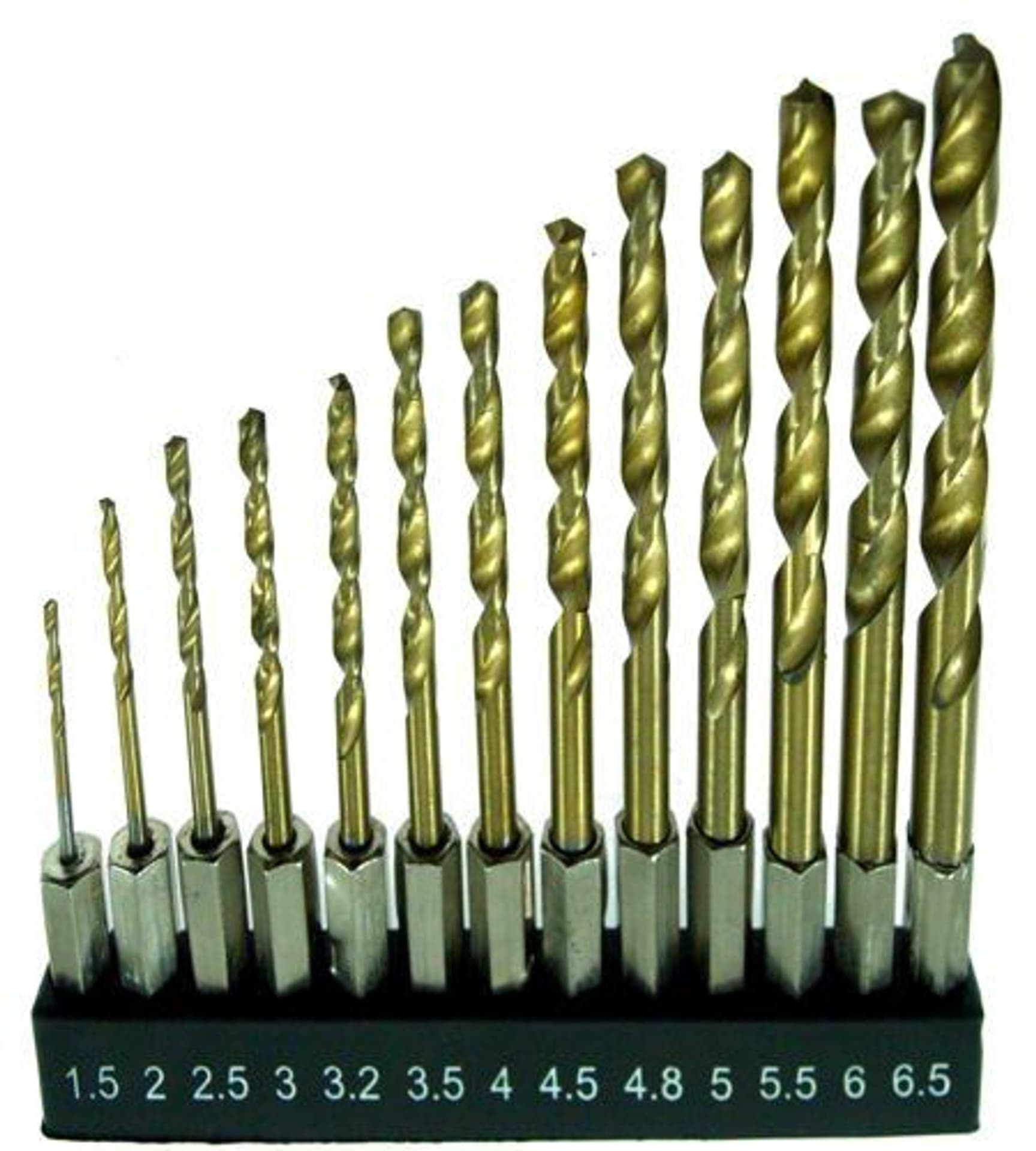 

WIERTŁA DO METALU 1,5-6,5 HSS TYTAN HEX BITY 13SZT