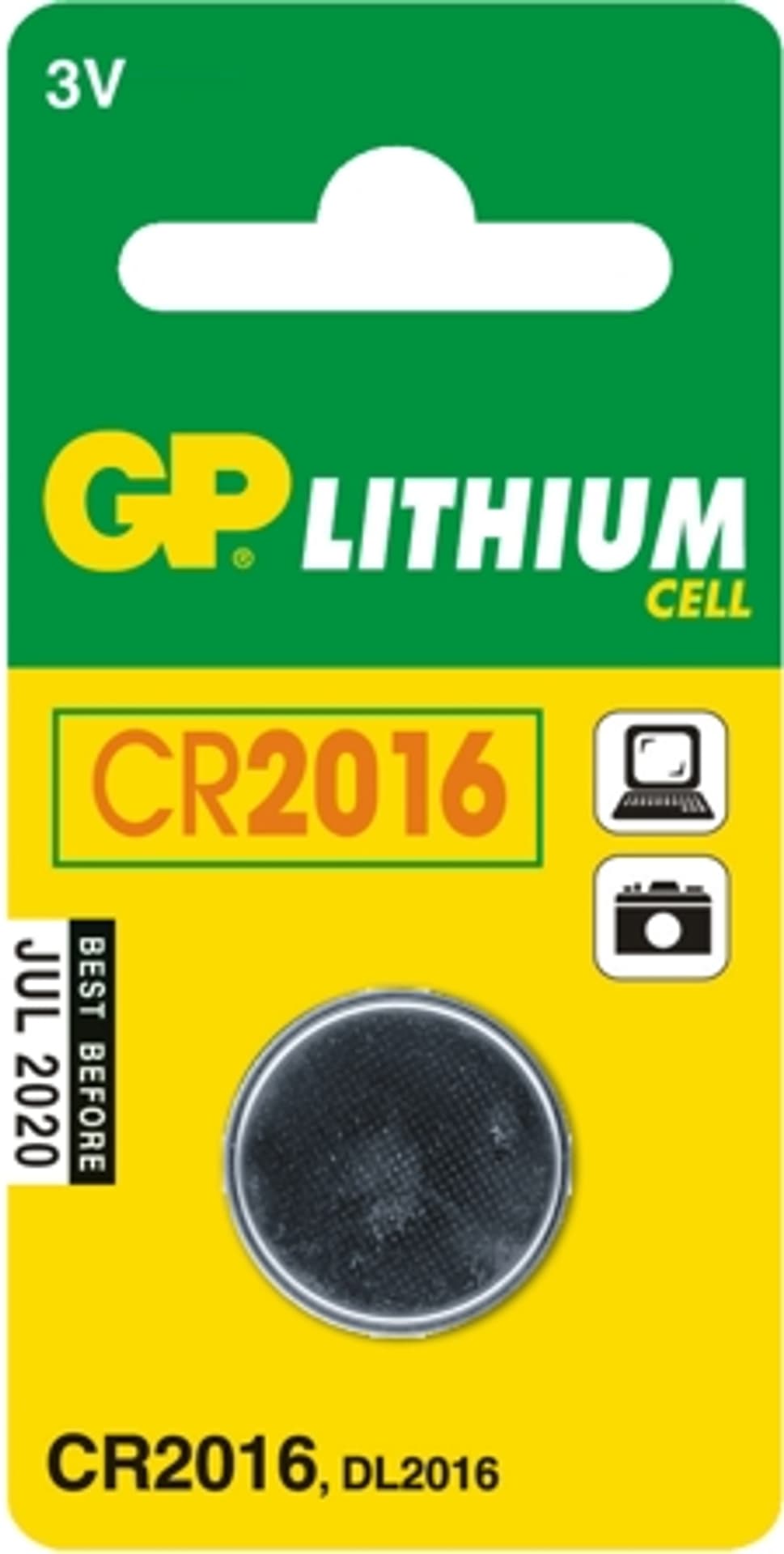 

2403# Bateria litowa 3v cr2016 gp