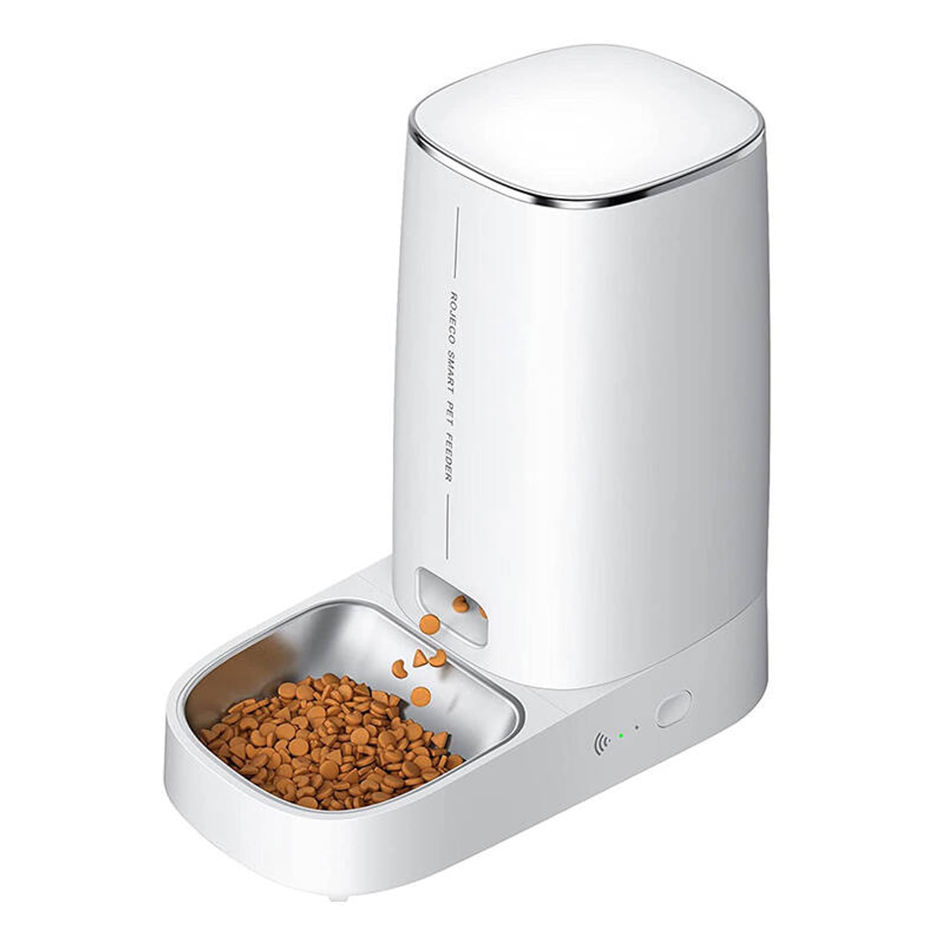 

Inteligentny dozownik karmy Rojeco 4L Automatic Pet Feeder WiFi Version with Single Bowl