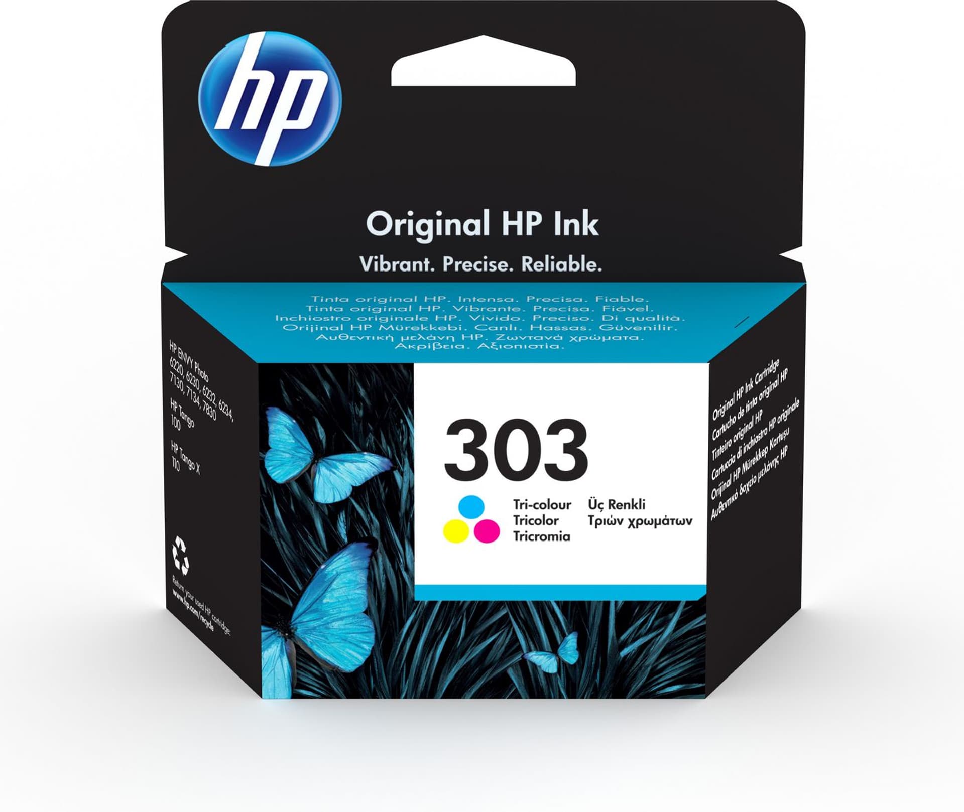 

HP 303 Tri-Color Original Ink