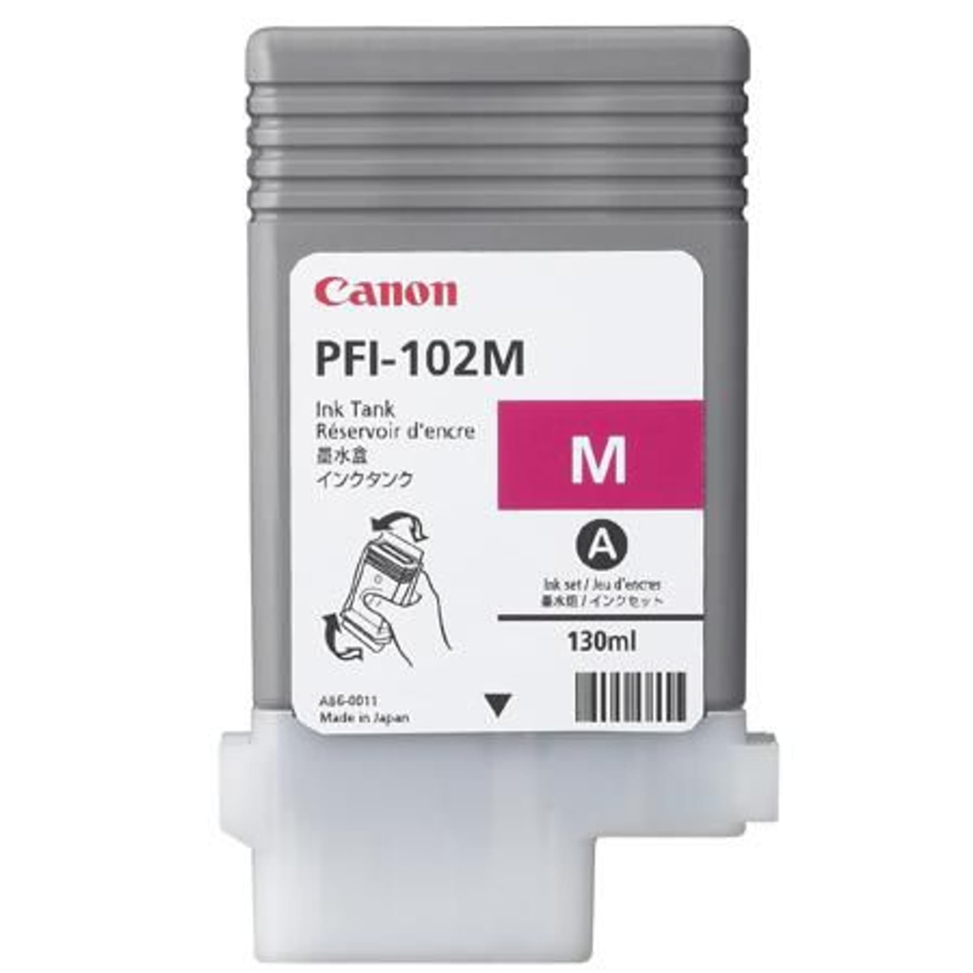 

Canon oryginalny ink / tusz PFI102M, magenta, 130ml, 0897B001, Canon iPF-500, 600, 700