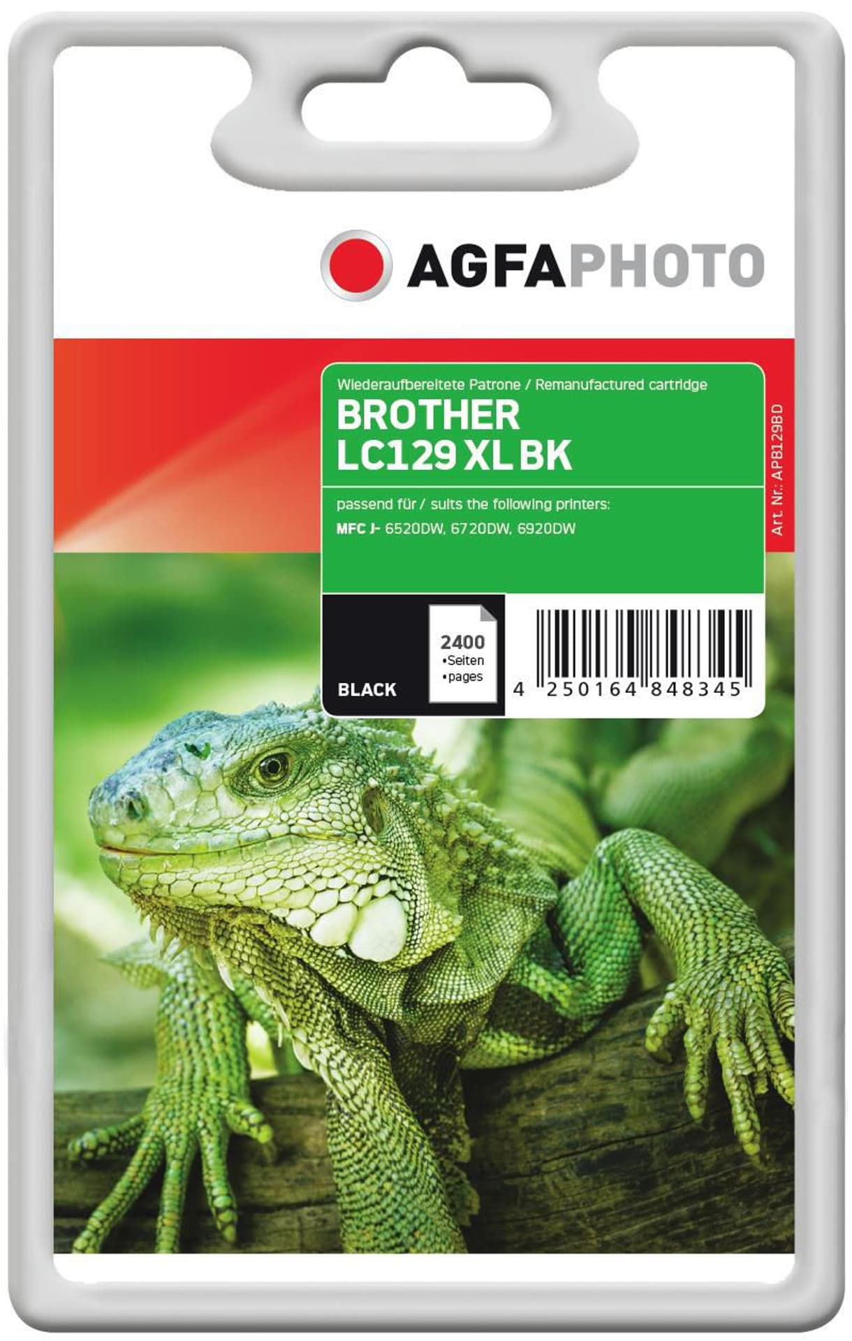 

AgfaPhoto Ink Black, rpl LC129XLBK