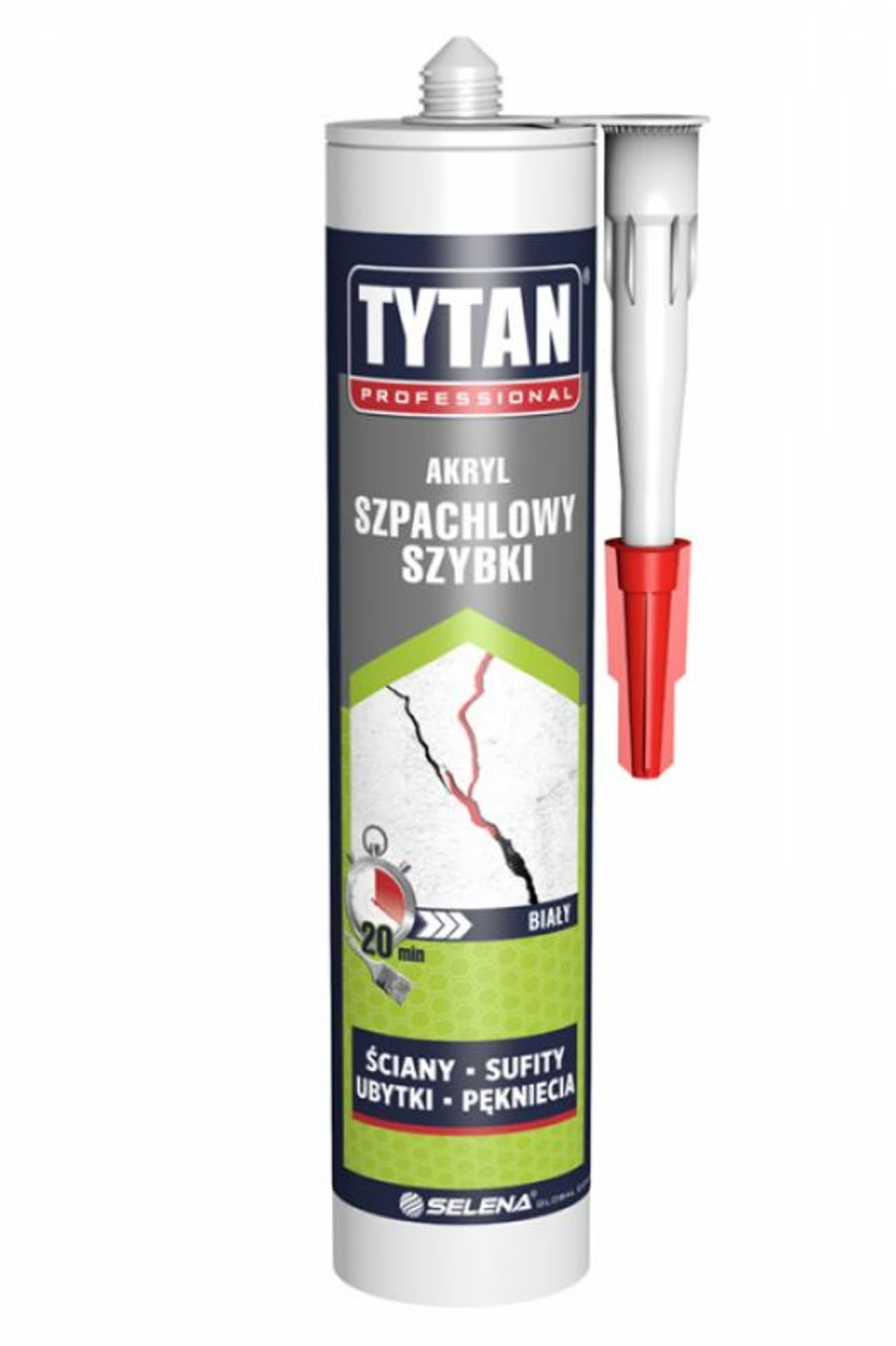 

AKRYL SZPACHLOWY SZYBKI LEKKI TYTAN PROFESSIONAL 280ML BIAŁY