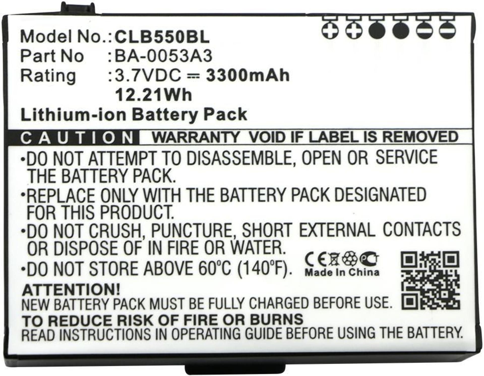 

CoreParts Battery for CipherLab Scanner