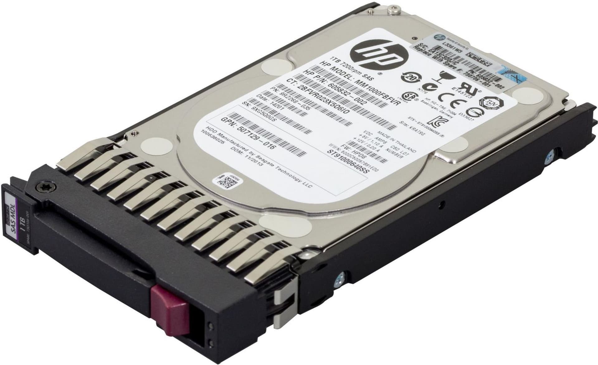 

Hewlett Packard Enterprise HDD MSA 1TB 6G SAS 7.2K SFF