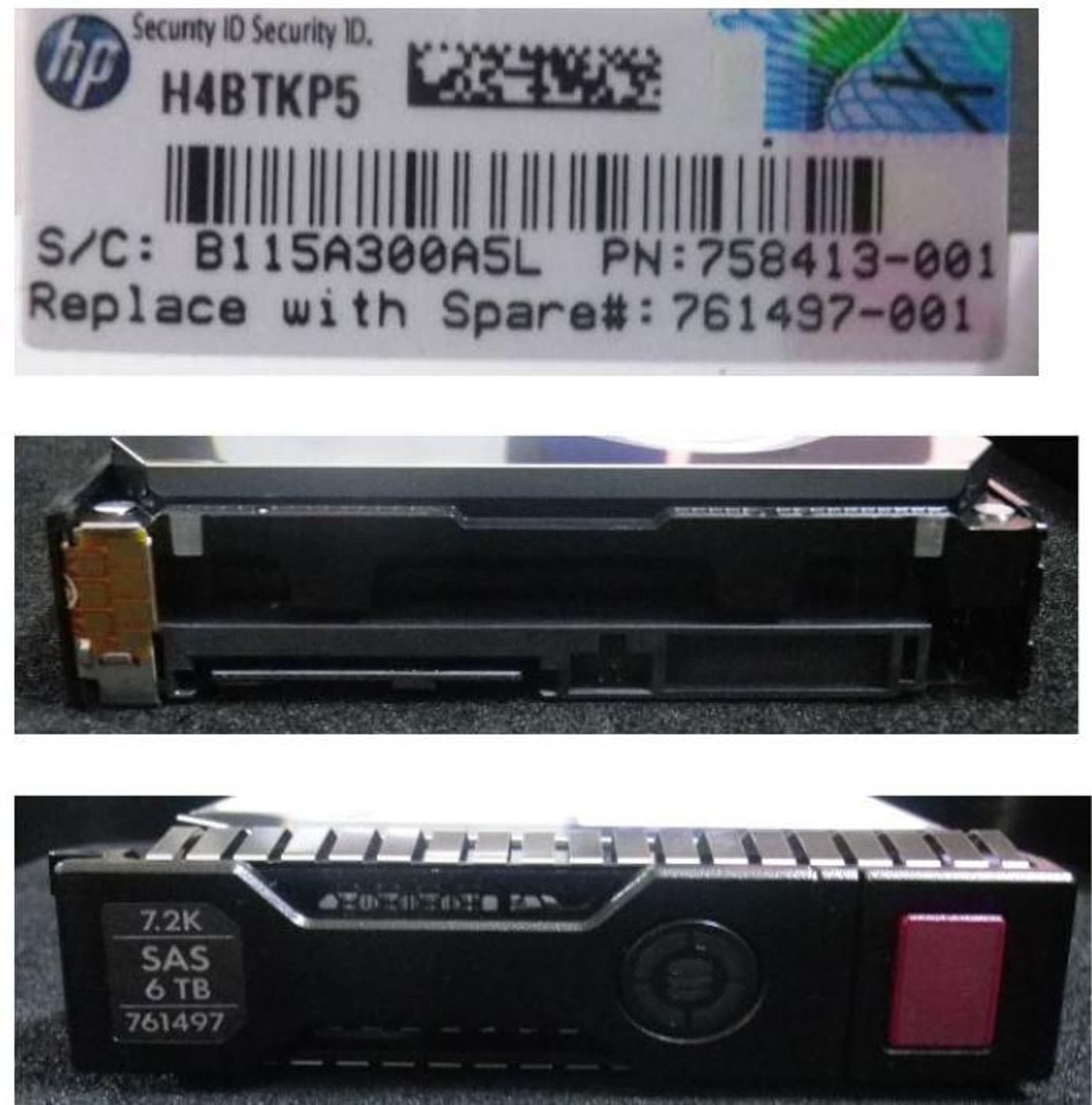 

Hewlett Packard Enterprise 6TB HOT-PLUG SAS HARD DISK DRI