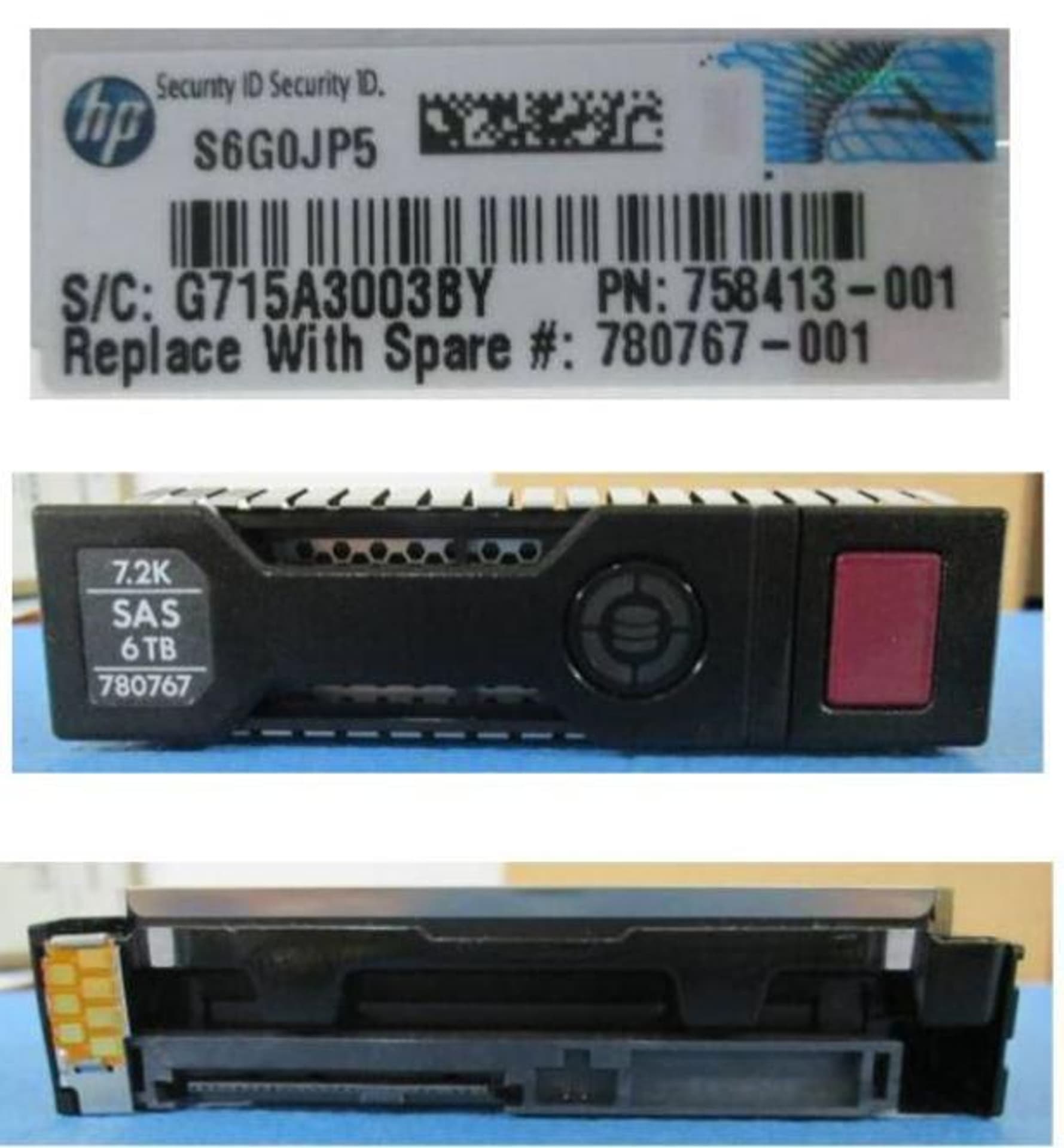 

Hewlett Packard Enterprise DRV HD 6TB 6G 7.2K 3.5 SAS