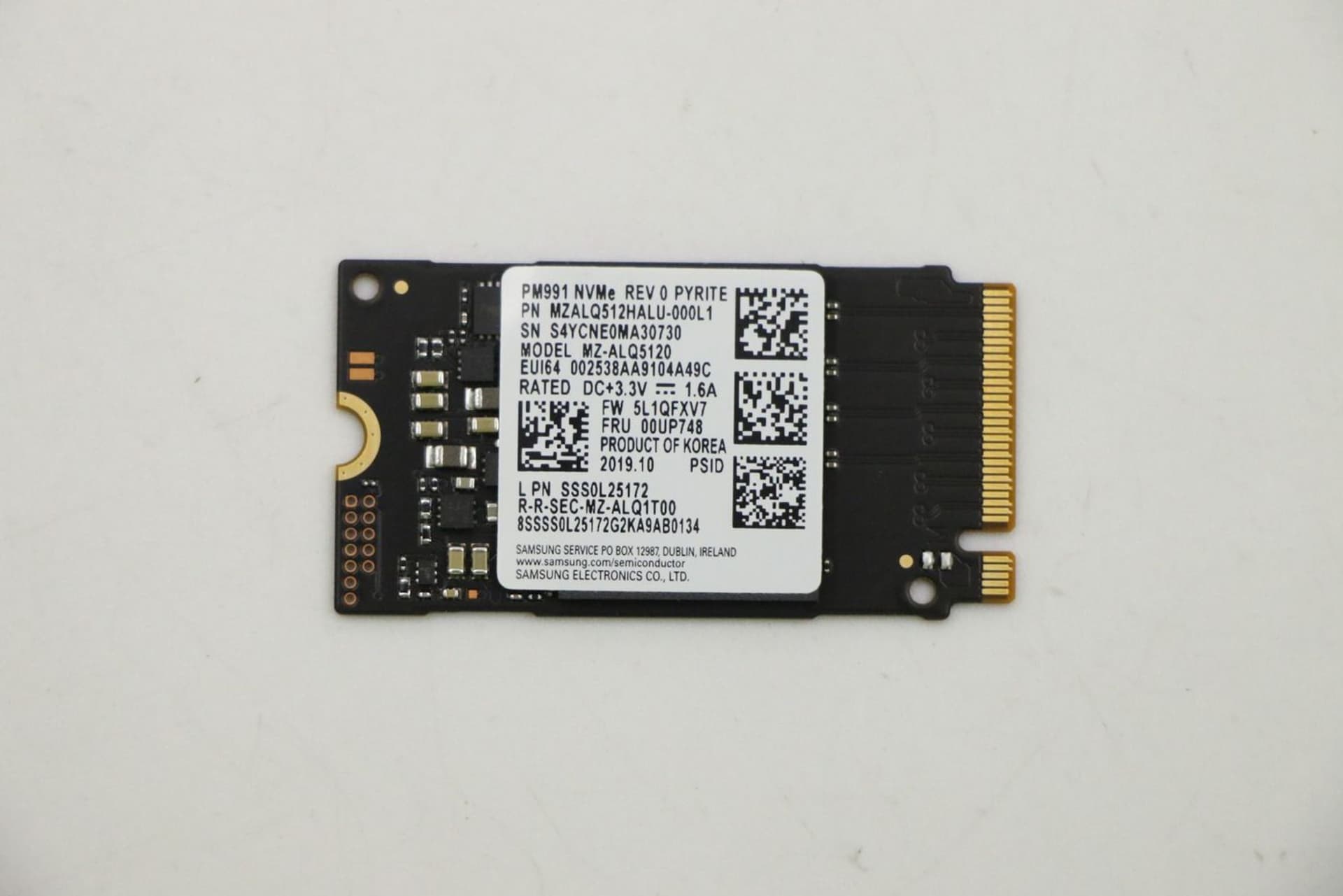 

Lenovo SSD M.2 2242 512GB FRU SSD