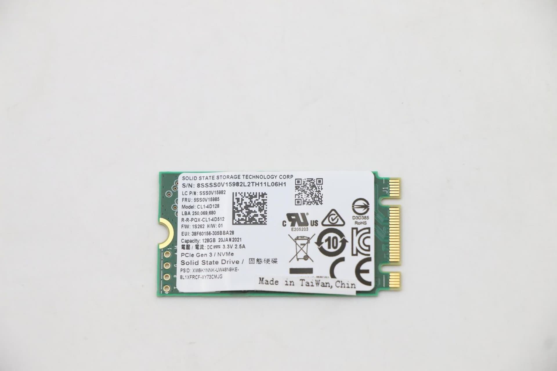 

Lenovo Liteon CL1-4D128 128GB M.2PCIe