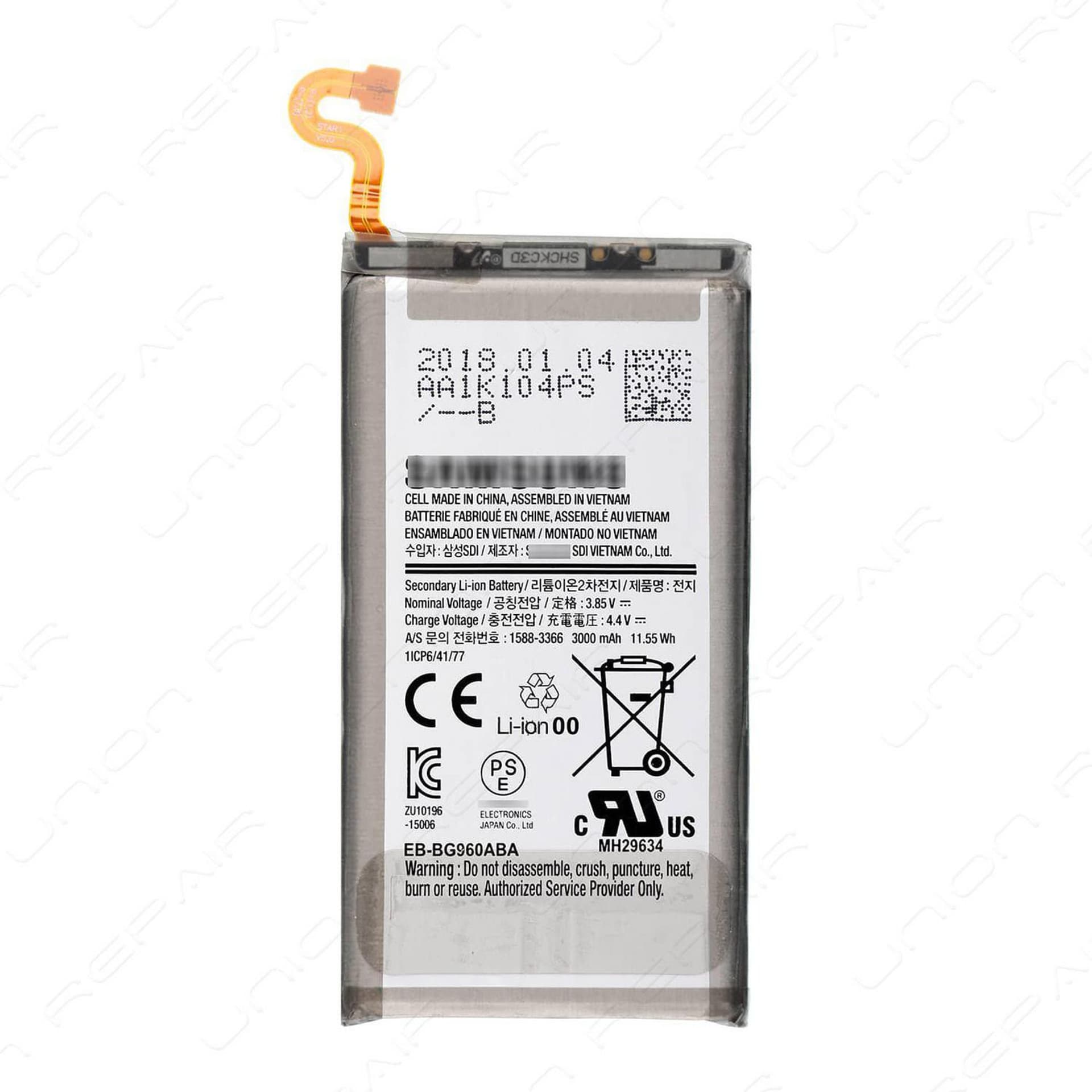 

Samsung G960 S9+ Battery