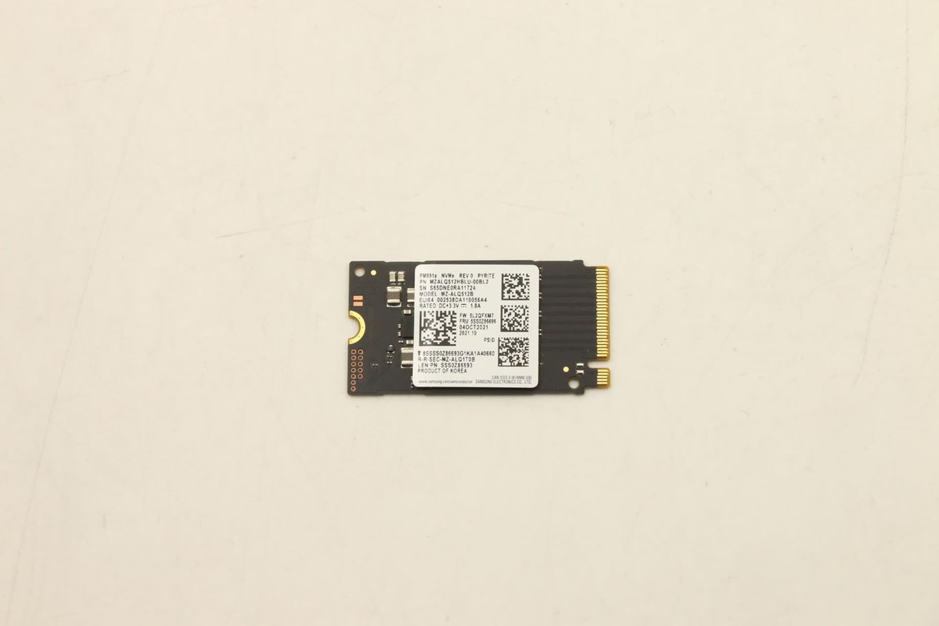 

Lenovo Samsung PM991A 512GB