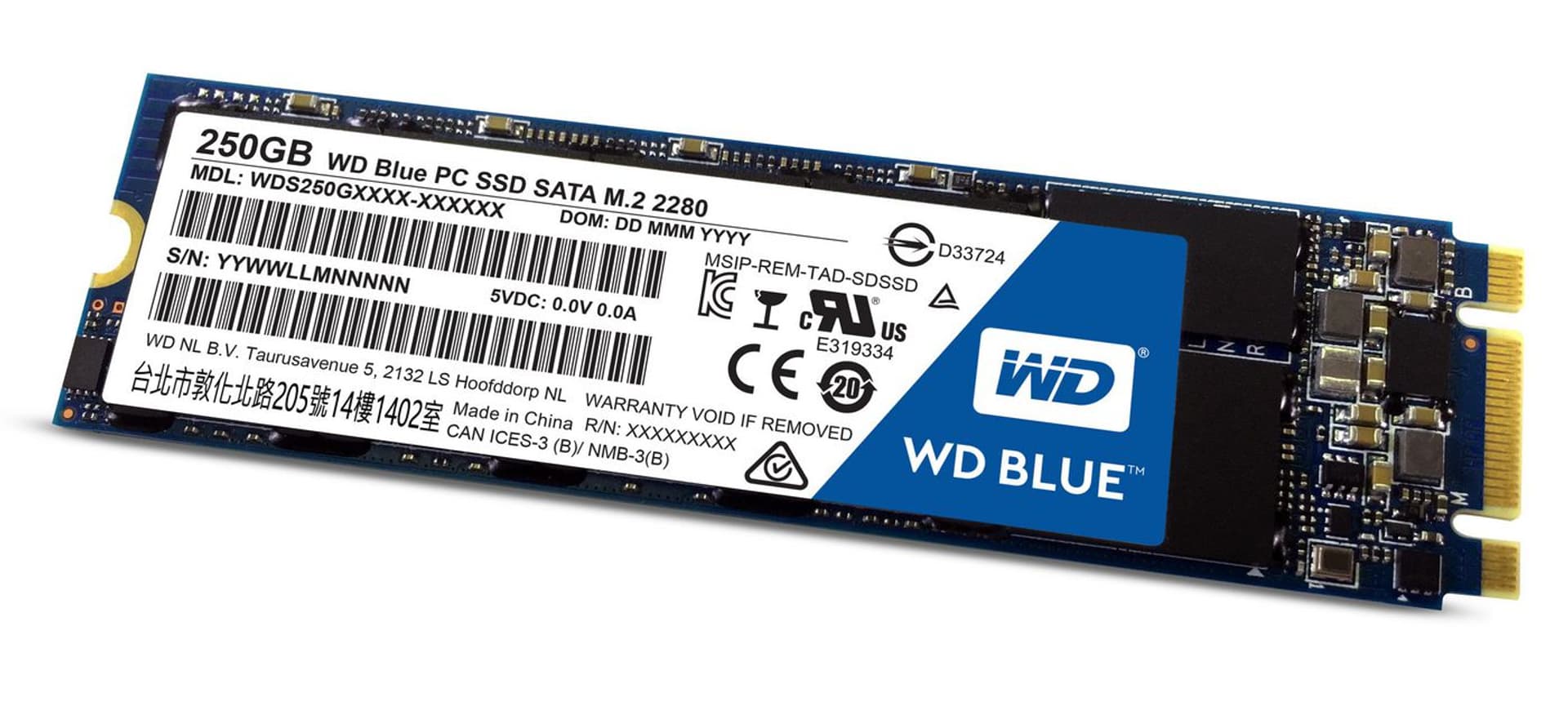 

Western Digital WD Blue 250GB SATA3