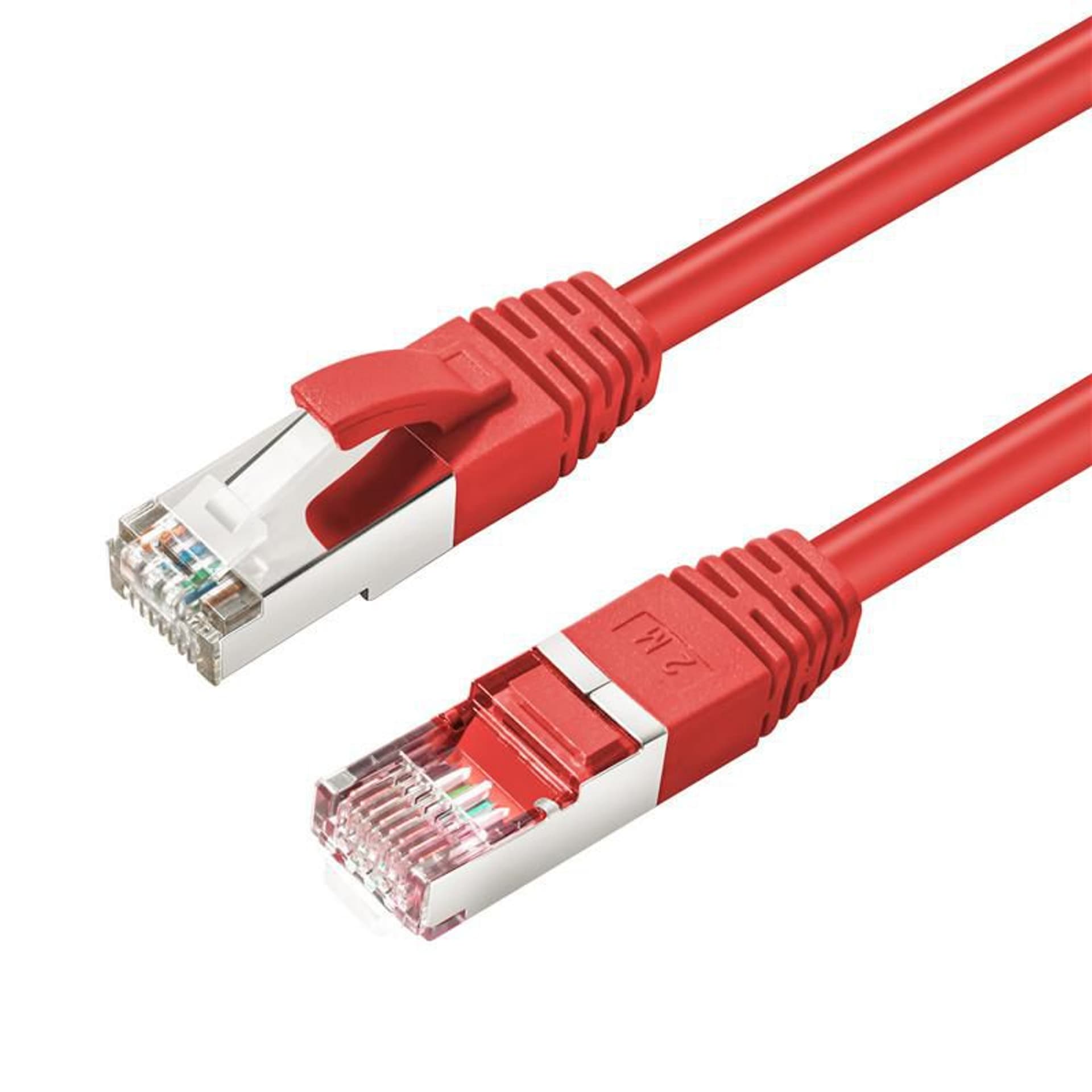 

MicroConnect CAT6A S/FTP 0.5m Red LSZH