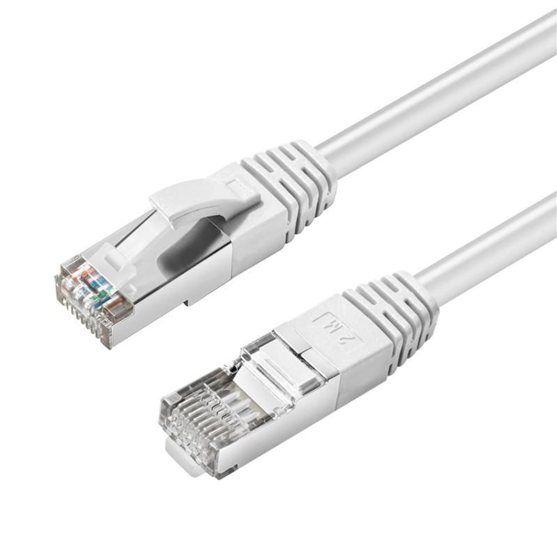 

MicroConnect CAT6A S/FTP 0.5m White LSZH