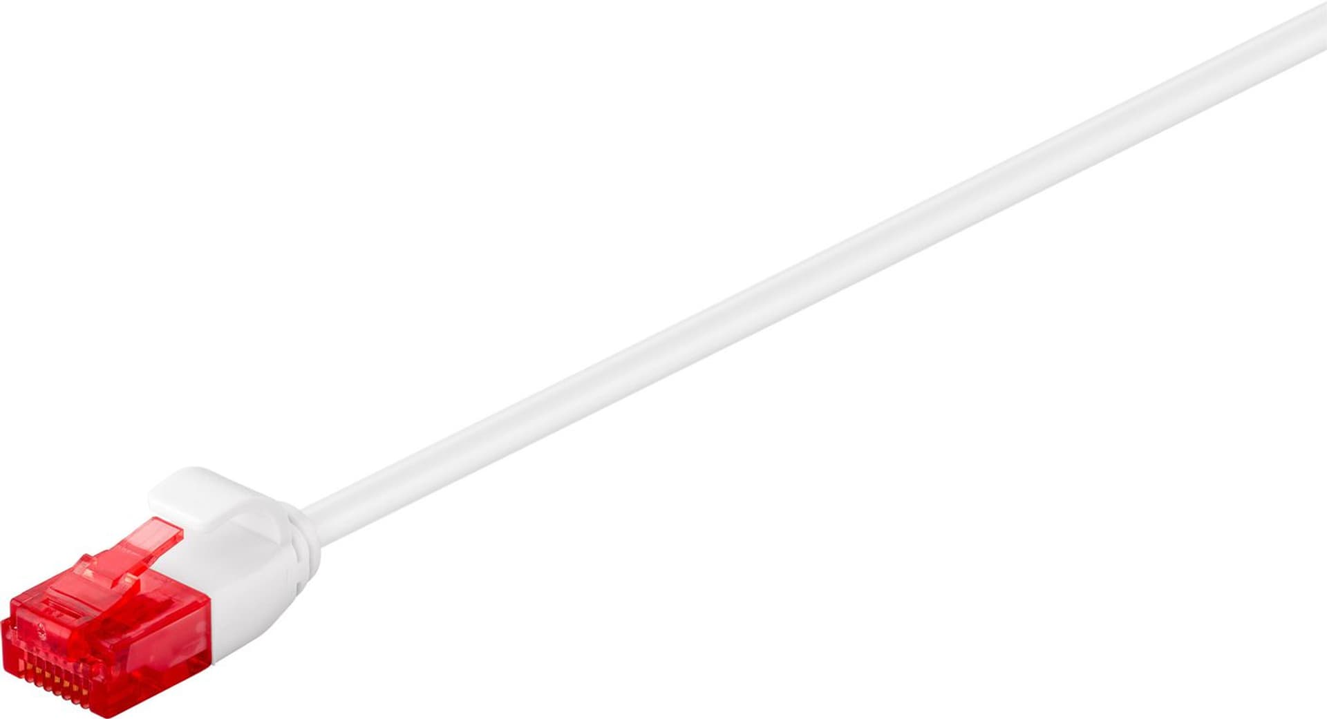 

MicroConnect U/UTP CAT6 1M White Slim