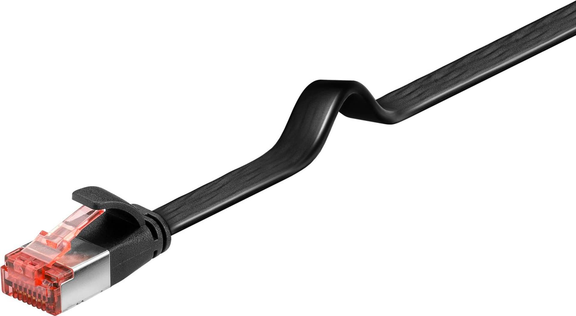 

MicroConnect U/UTP CAT6 1M Black Flat