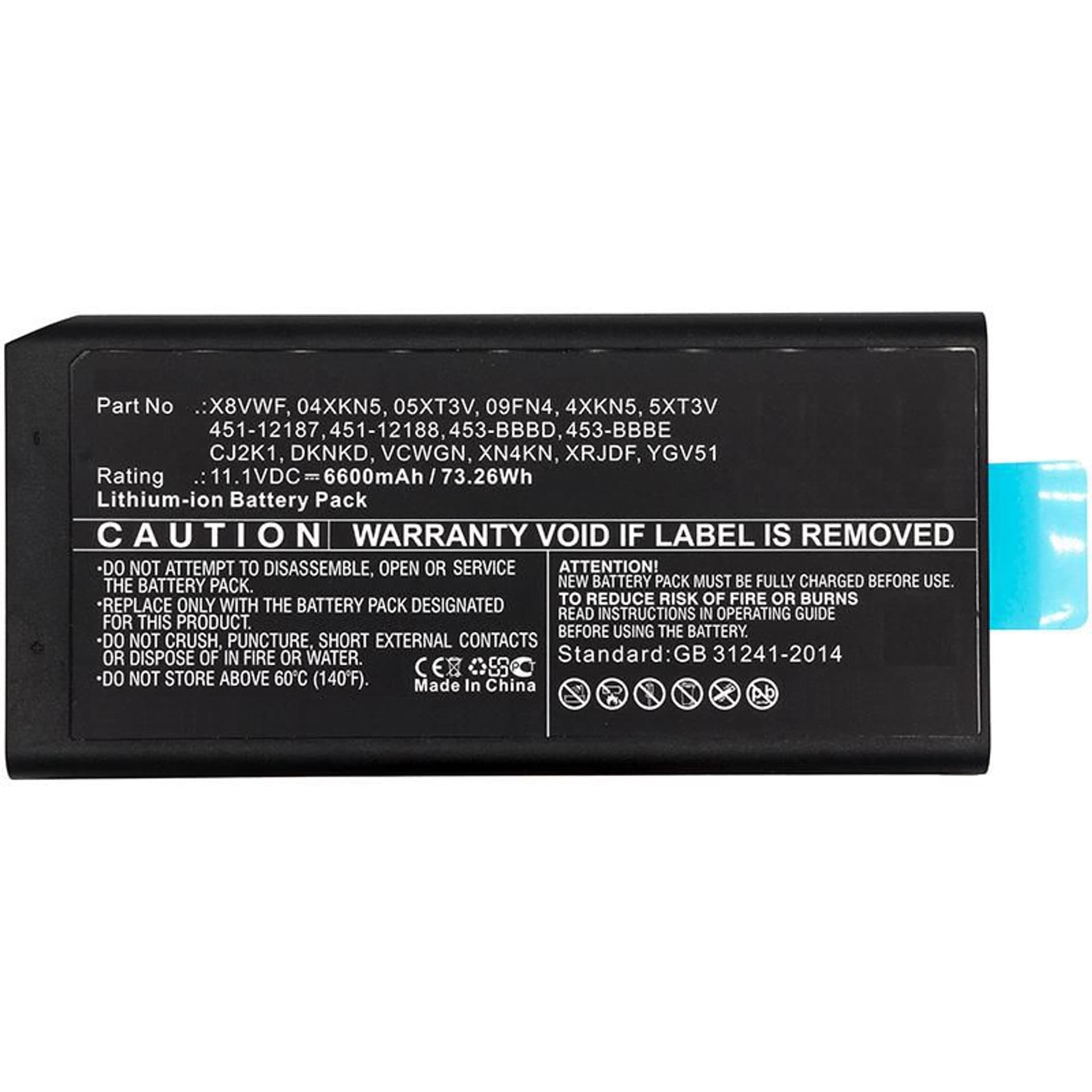 

CoreParts Laptop Battery for Dell