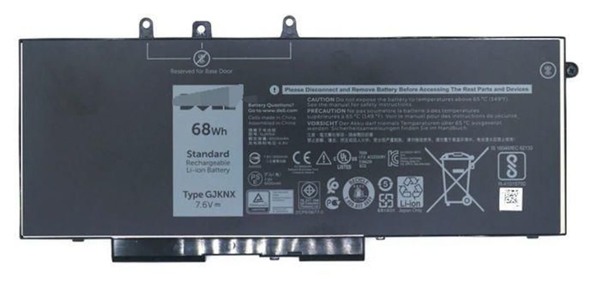 

Dell Laptop battery - 1 x 4-cell