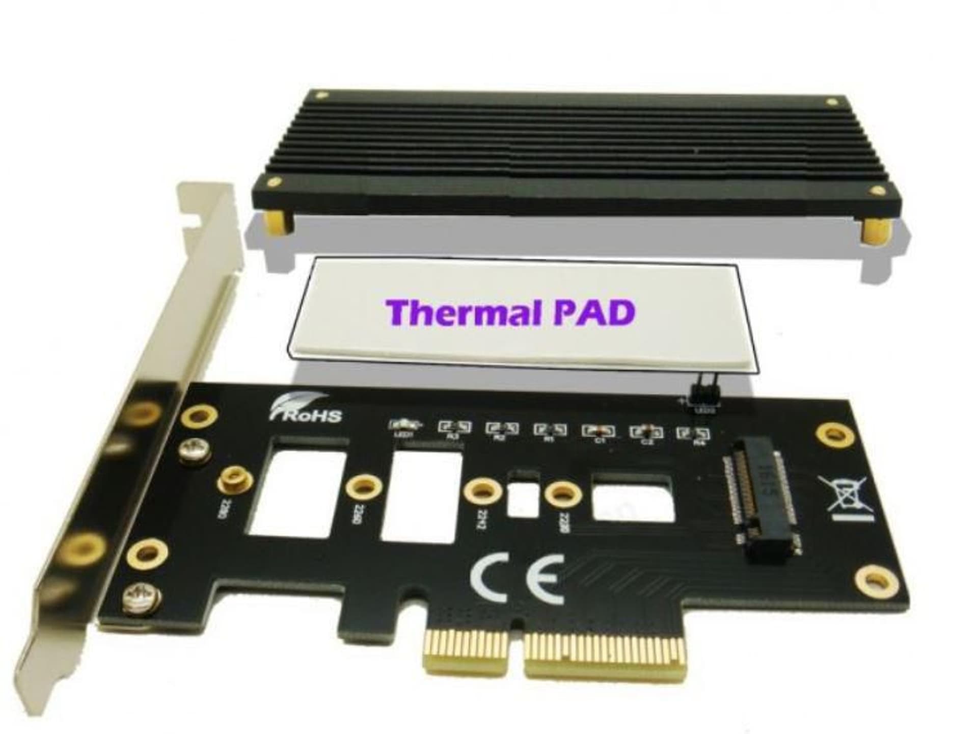 

CoreParts M.2/NVME (NGFF) SSD to PCIe, Ngff) ssd to pci