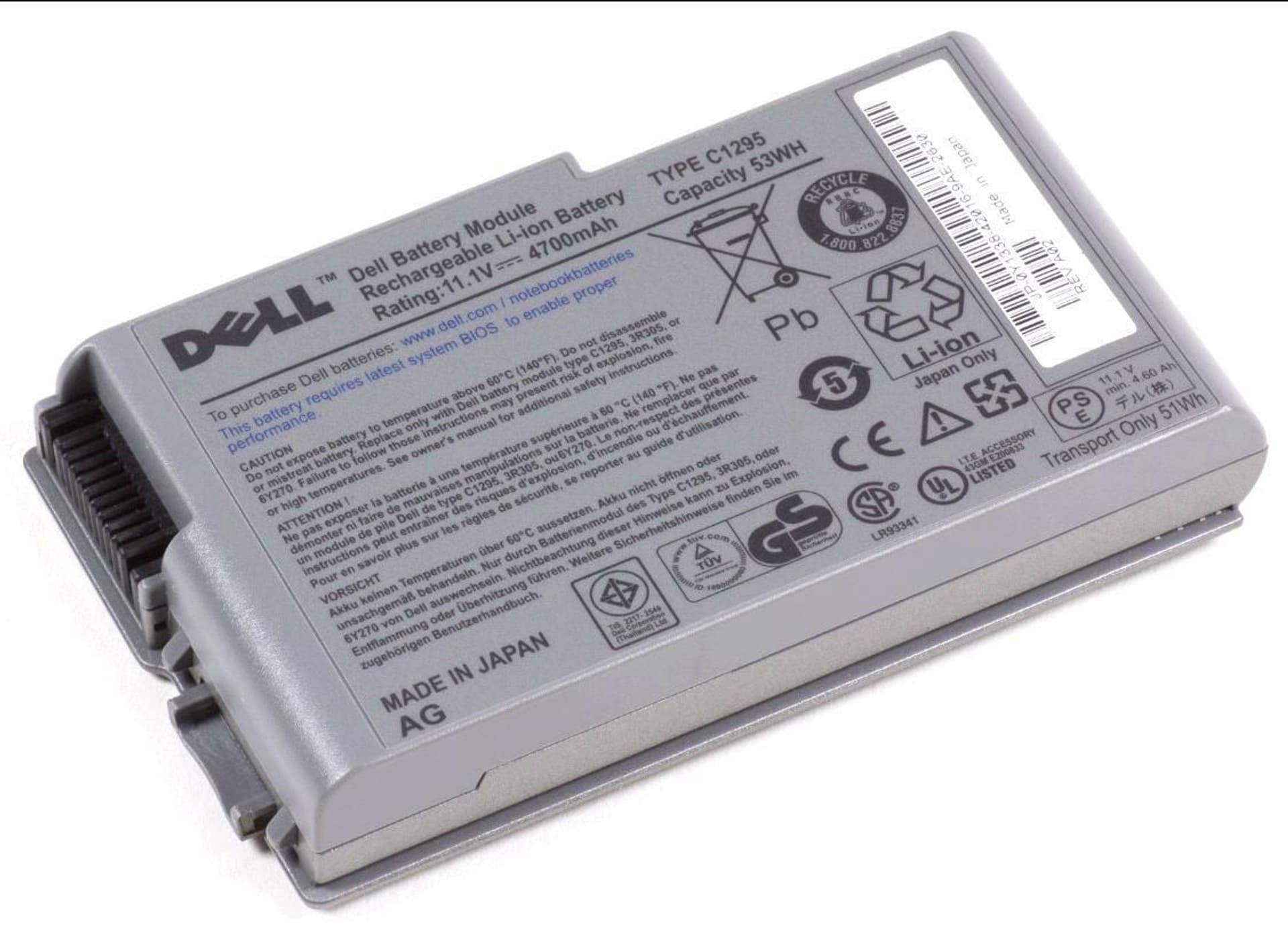 

CoreParts Laptop Battery for Dell