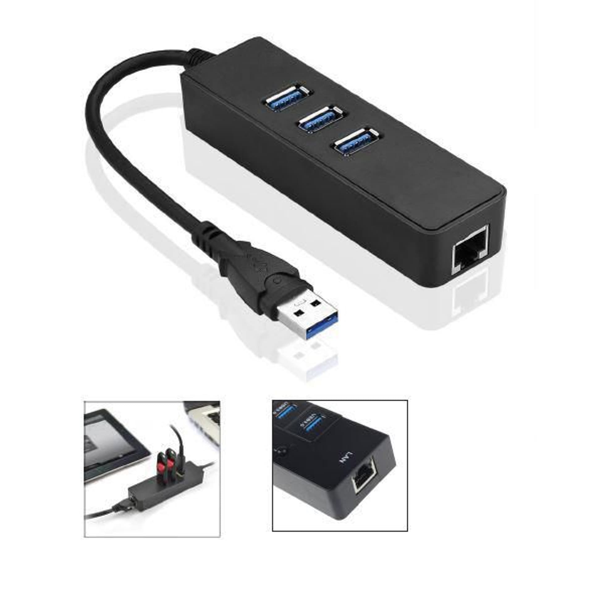 

MicroConnect USB 3.0 HUB with Gigabit