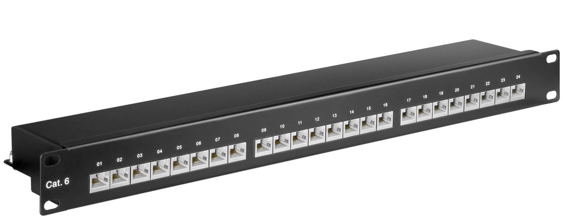 

MicroConnect CAT6 24 port 19" Patch Panel,