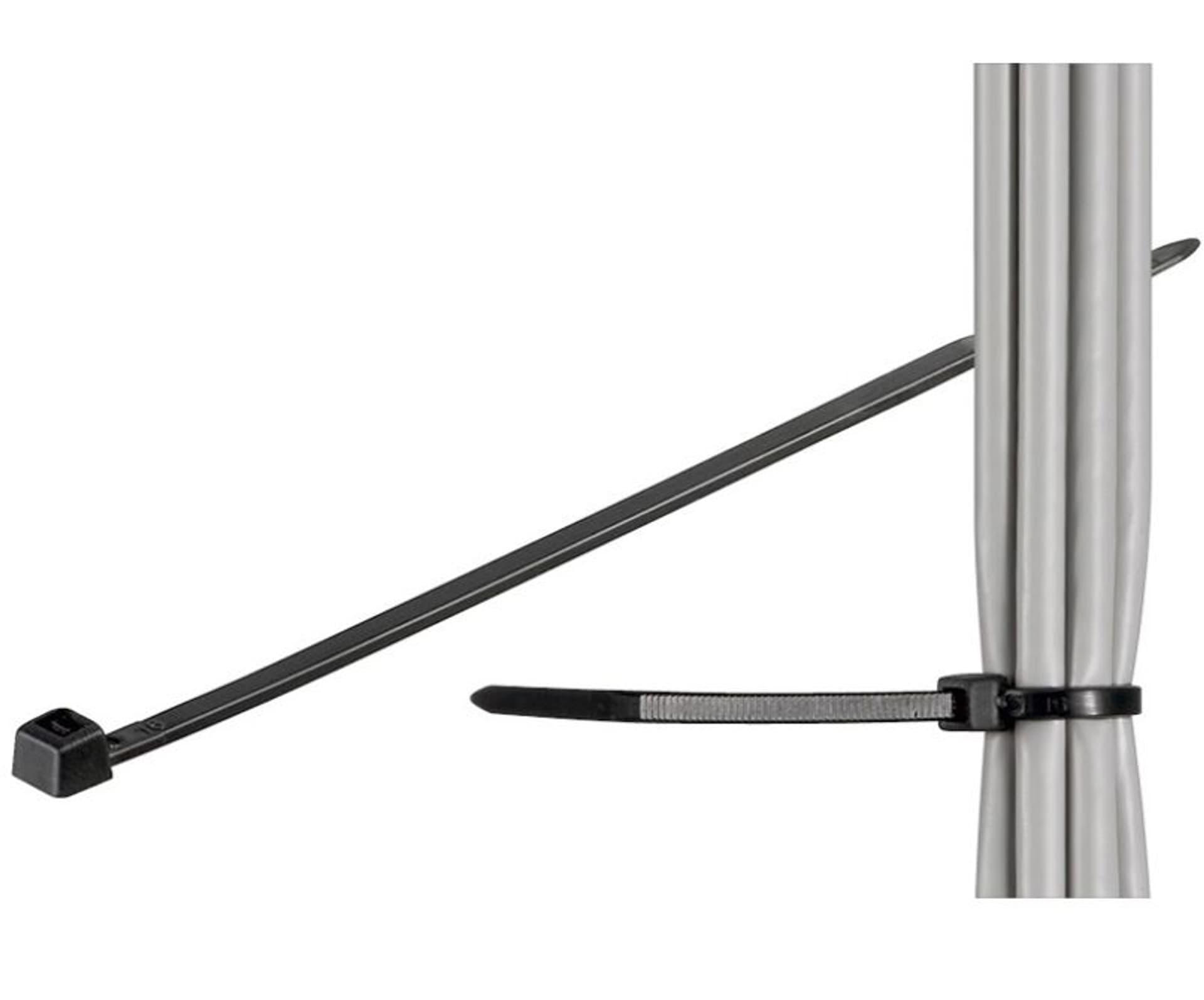 

MicroConnect Cable tie 100pcs Black 203mm