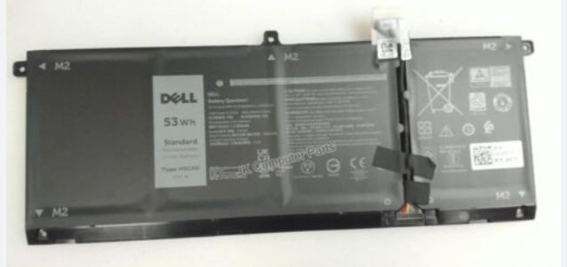 

Dell Battery, 53WHR, 4 Cell,