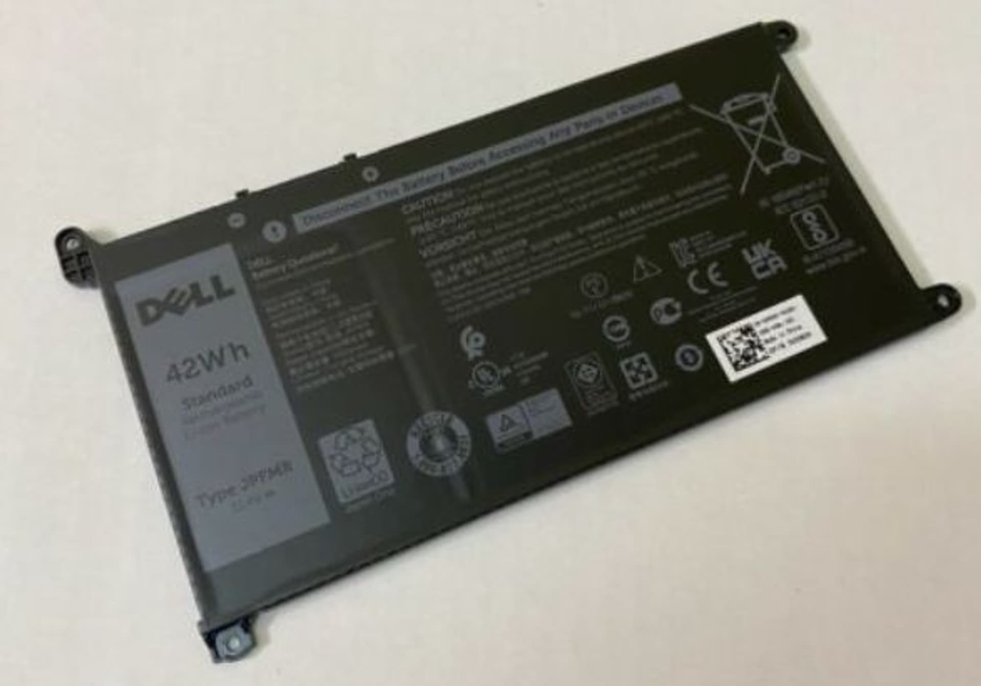 

Dell Battery, 42WHR, 3 Cell,