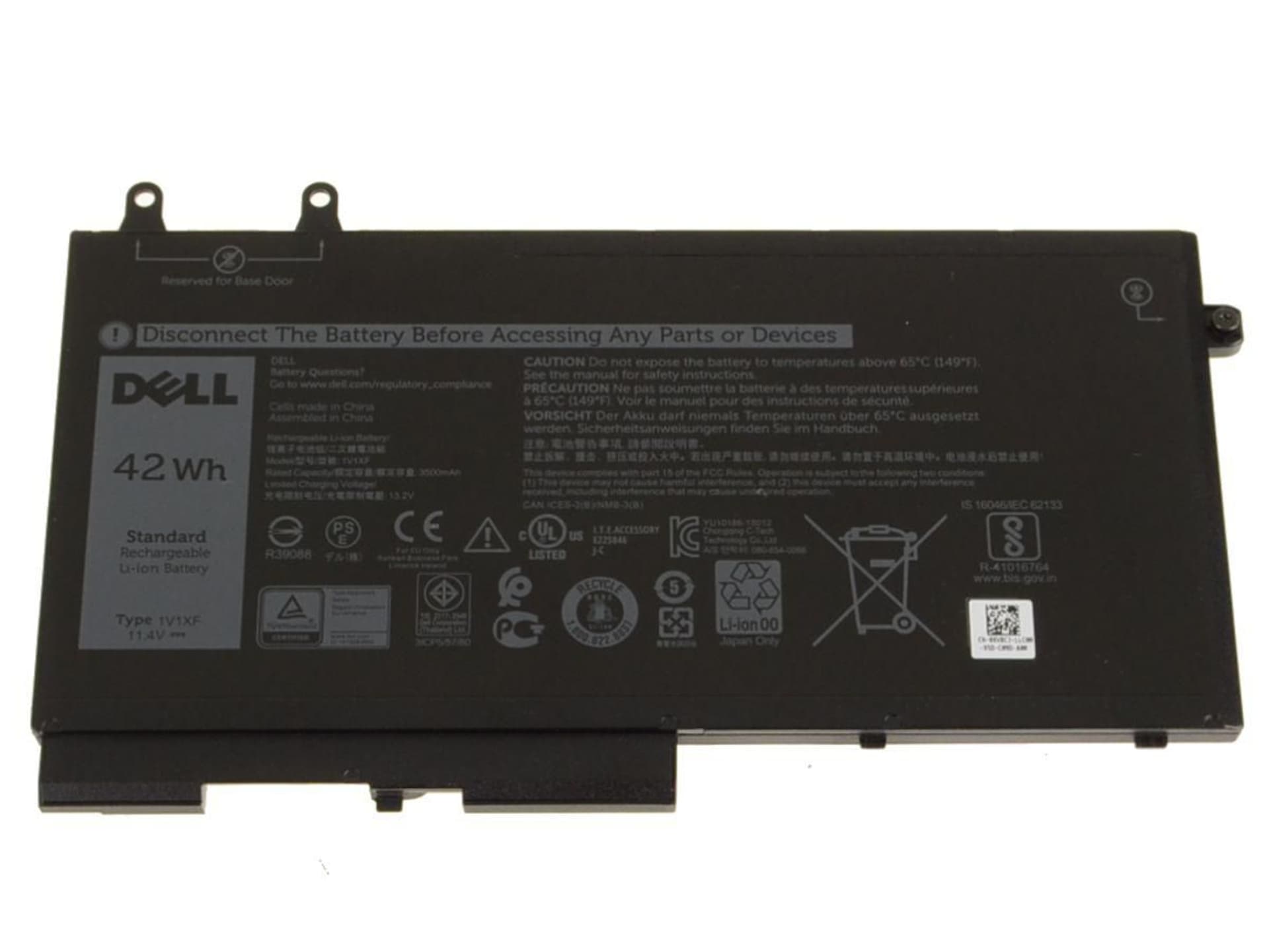 

Dell Battery, 42WHR, 3 Cell,