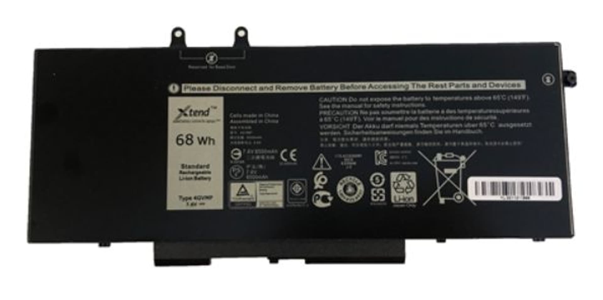 

Dell Battery PRI 51WHR 3C LITH SMP