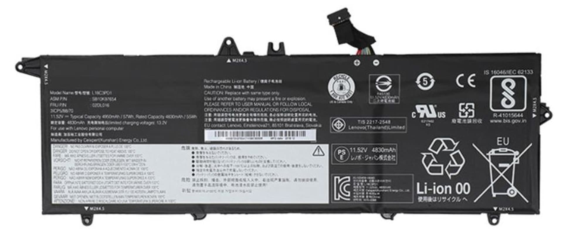 

Lenovo Battery 3c, 57Wh, LiIon, SMP