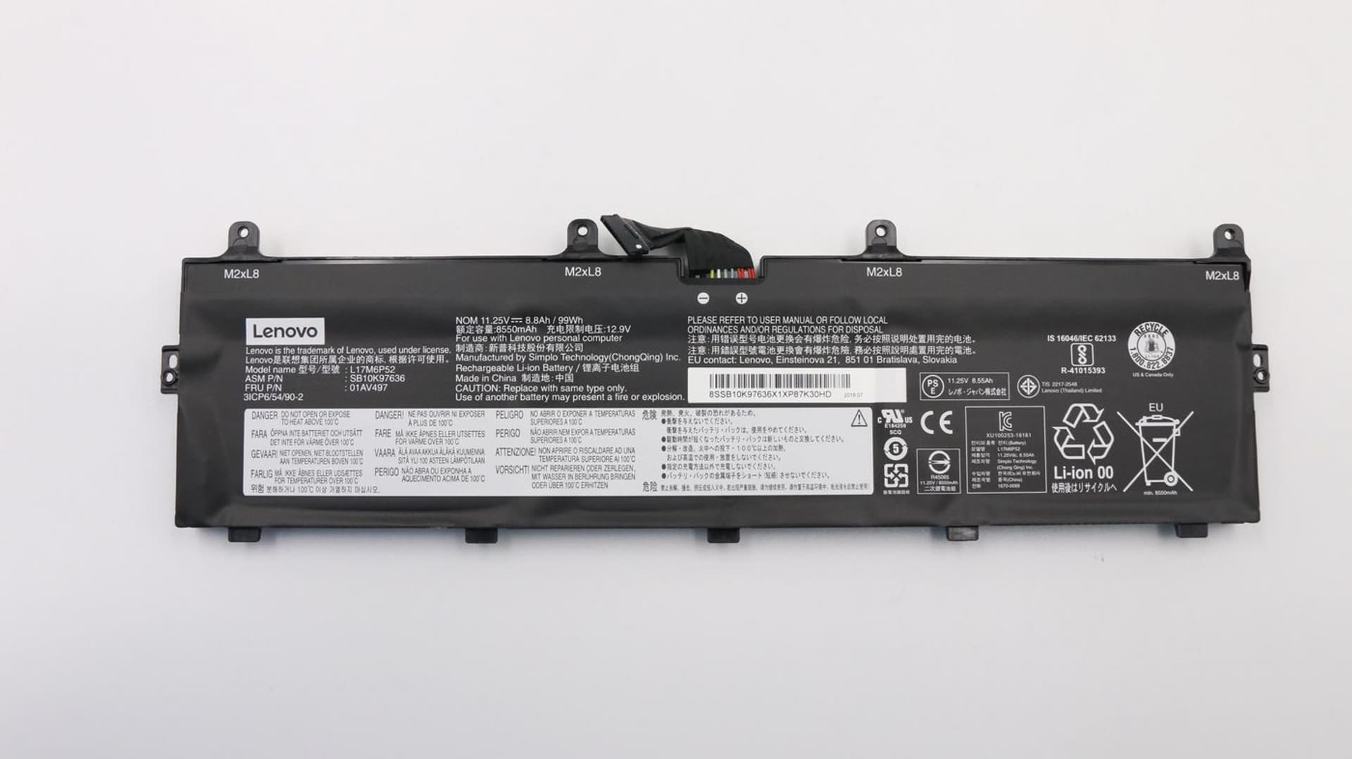 

Lenovo Battery 6c, 99Wh, LiIon, SMP