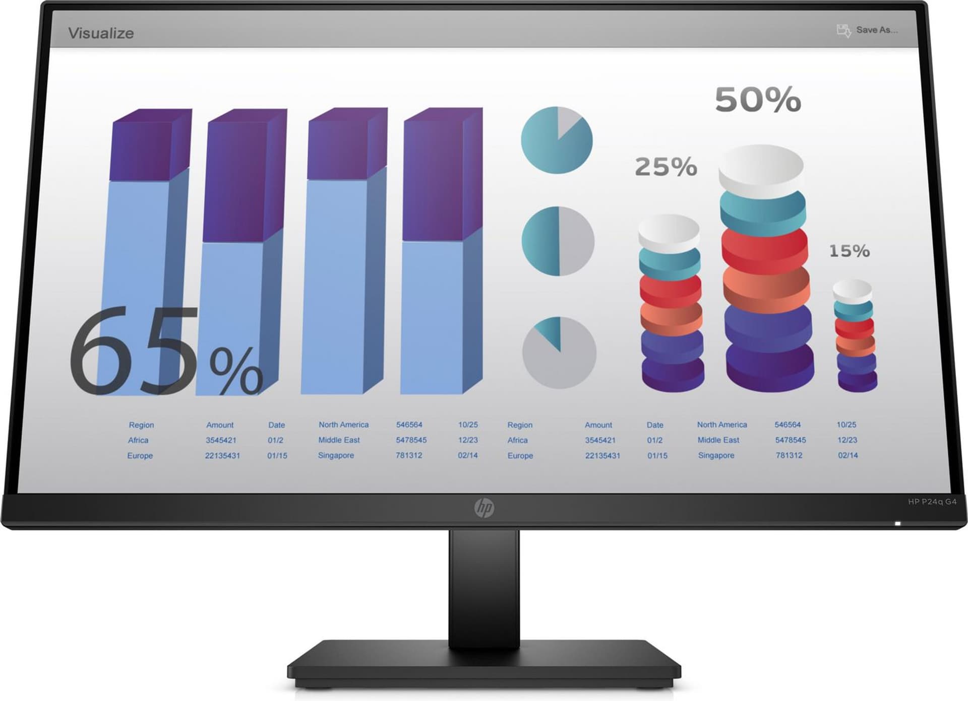 

HP ProDisplay P24q G4 23.8in QHD