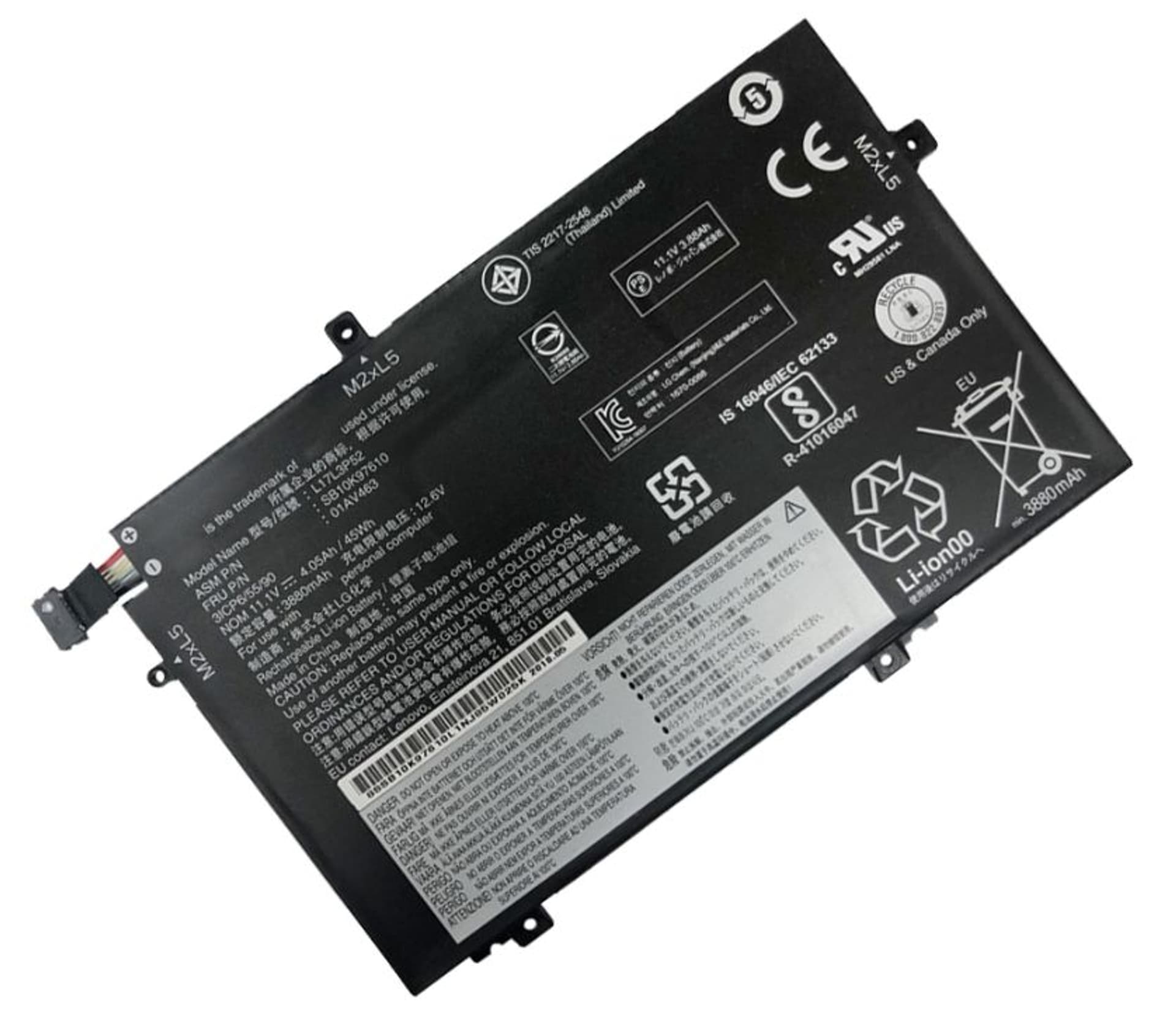 

Lenovo Battery Internal 3C 45WH LI